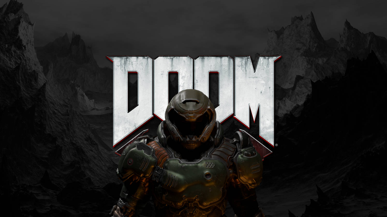 Doom Game Minimalist Art Background