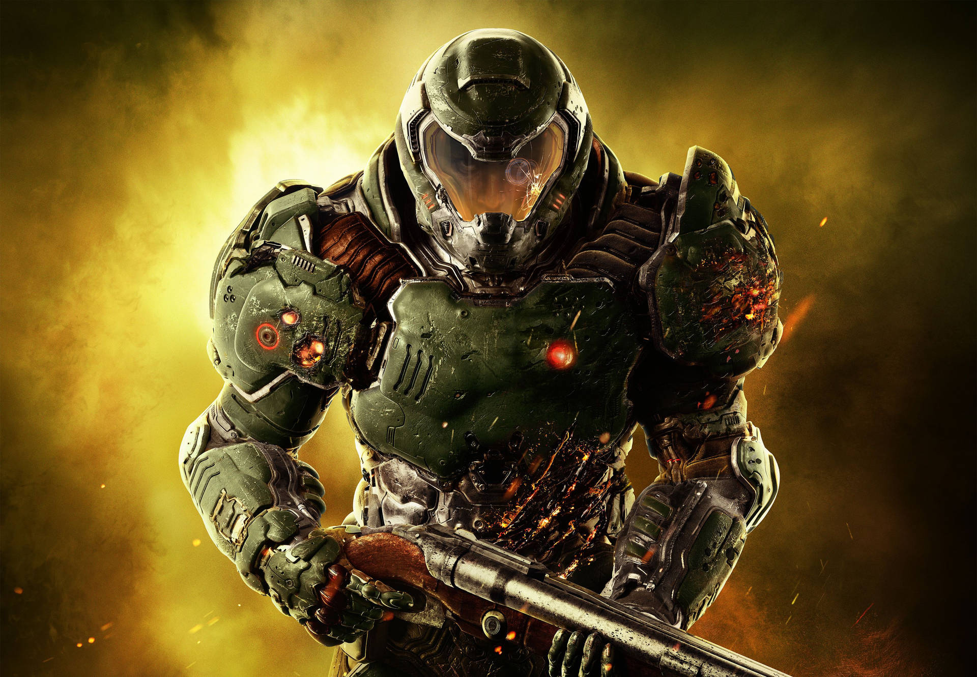Doom Games Fighter Background