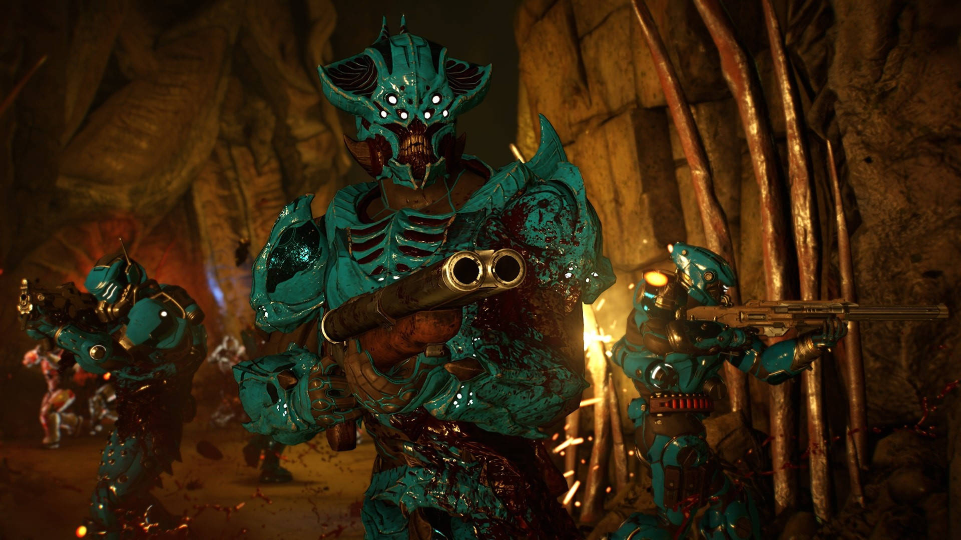 Doom Hd Custom Demon Suit Background