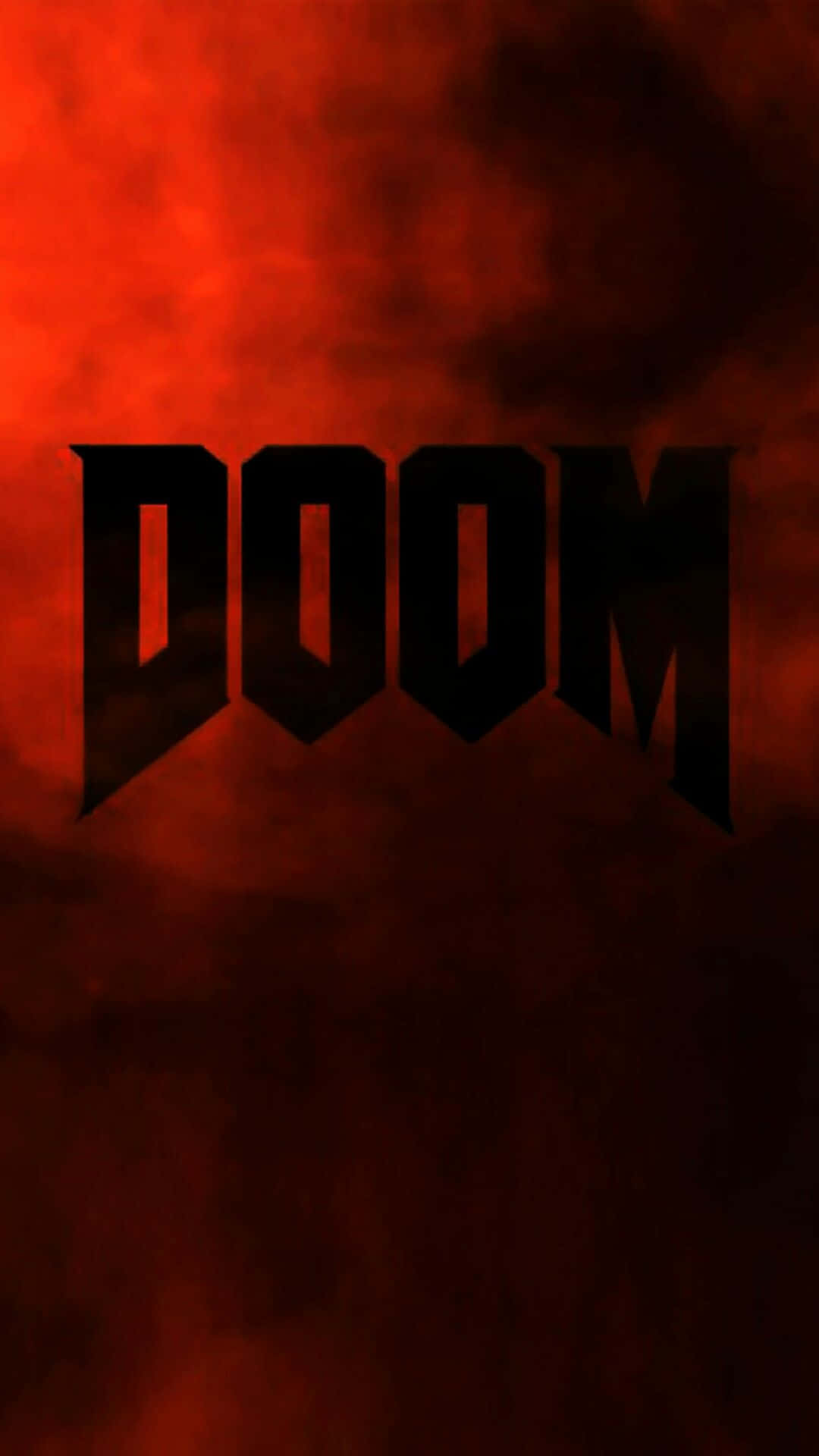 Doom Iphone Red Black Background
