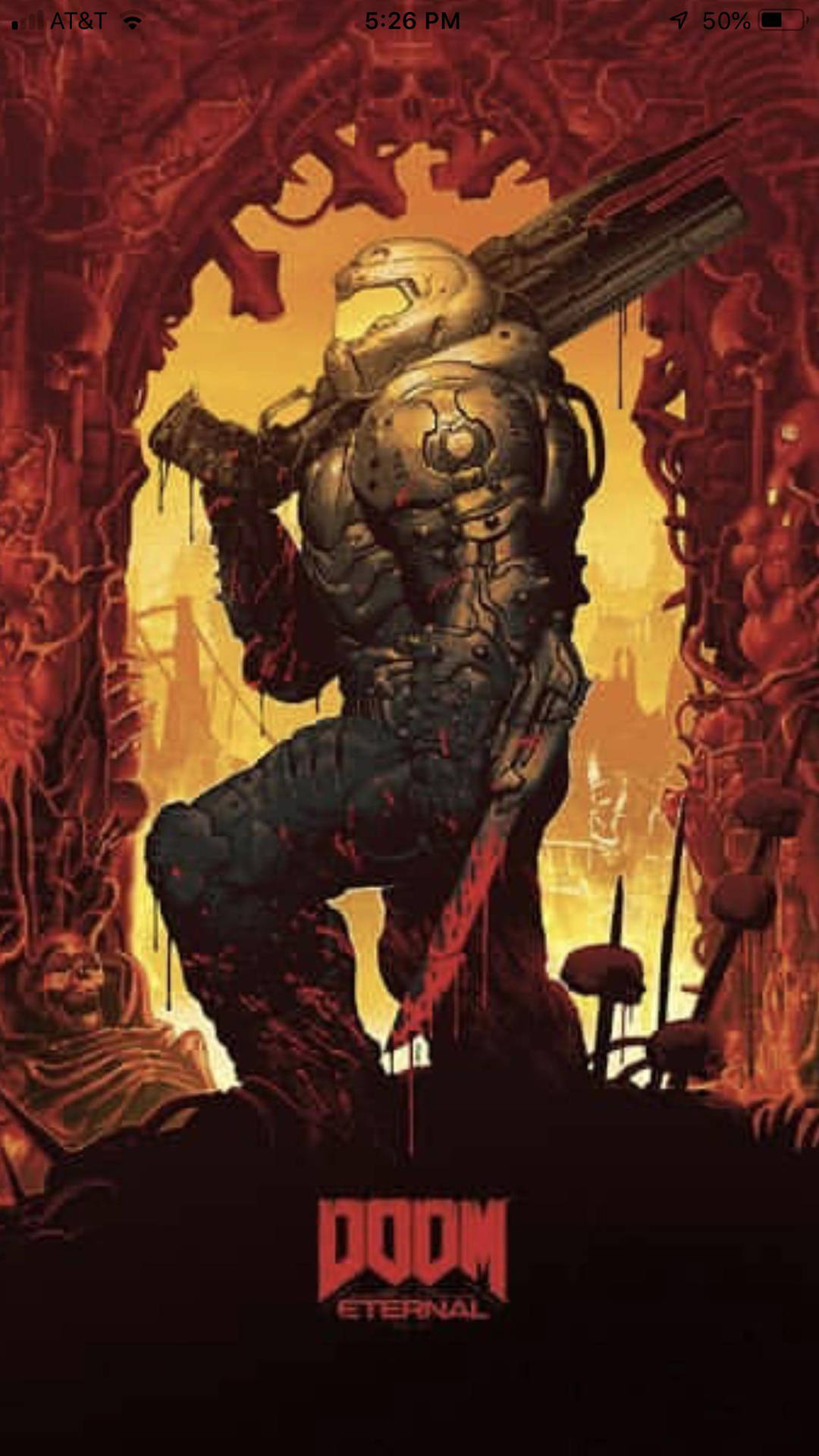 Doom Slayer Doom Eternal Art Background