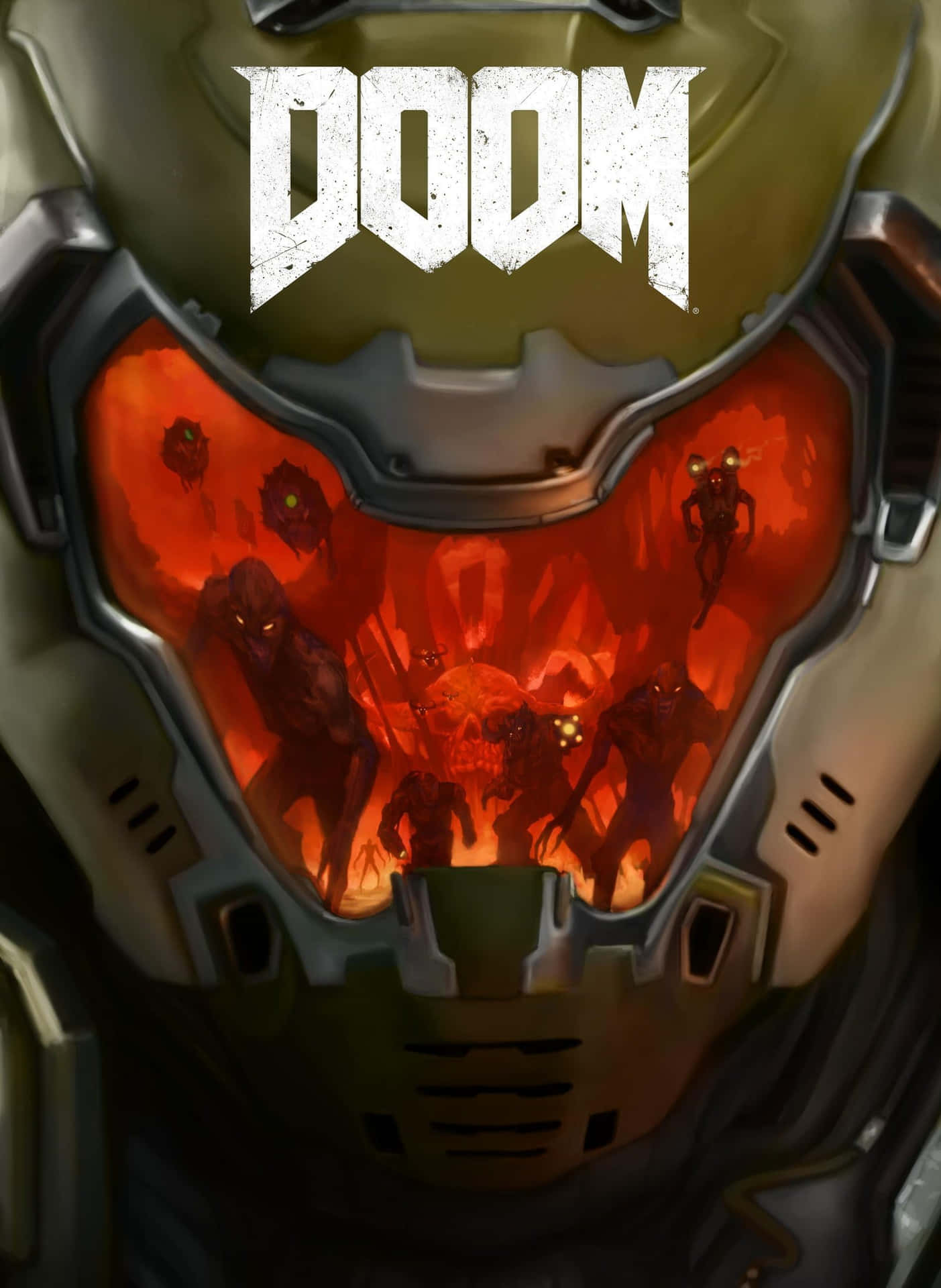 Doom Slayer Graphic Background