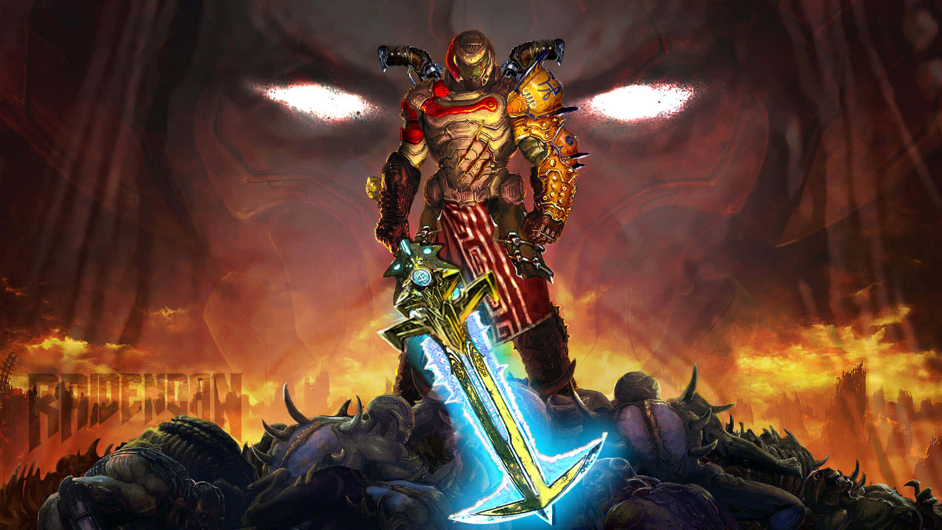 Doom Slayer Hero Background