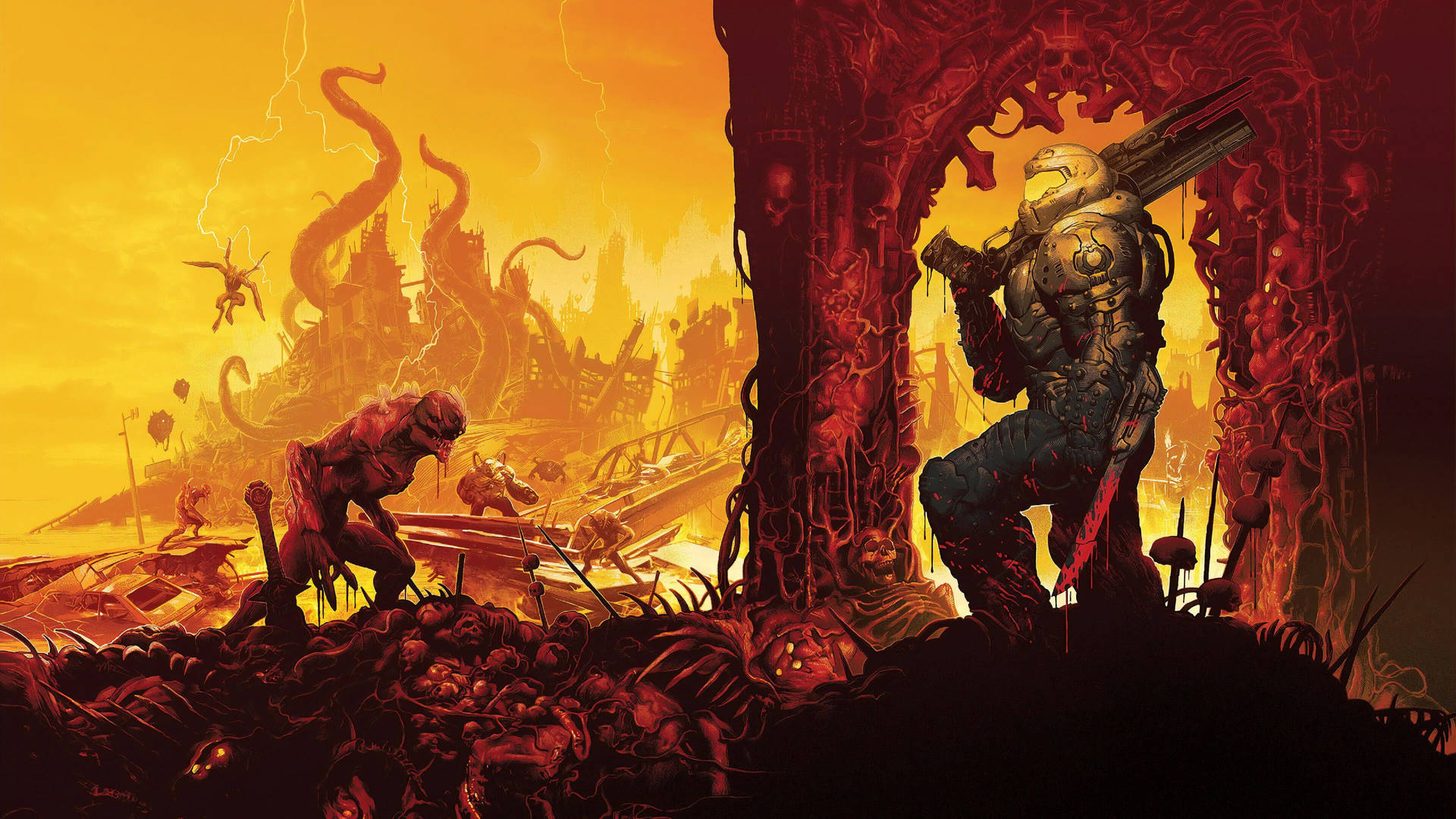 Doomguy Eternal Collector's Background