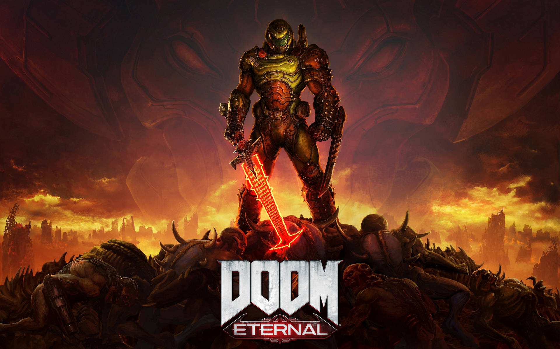 Doomguy Eternal Poster Background