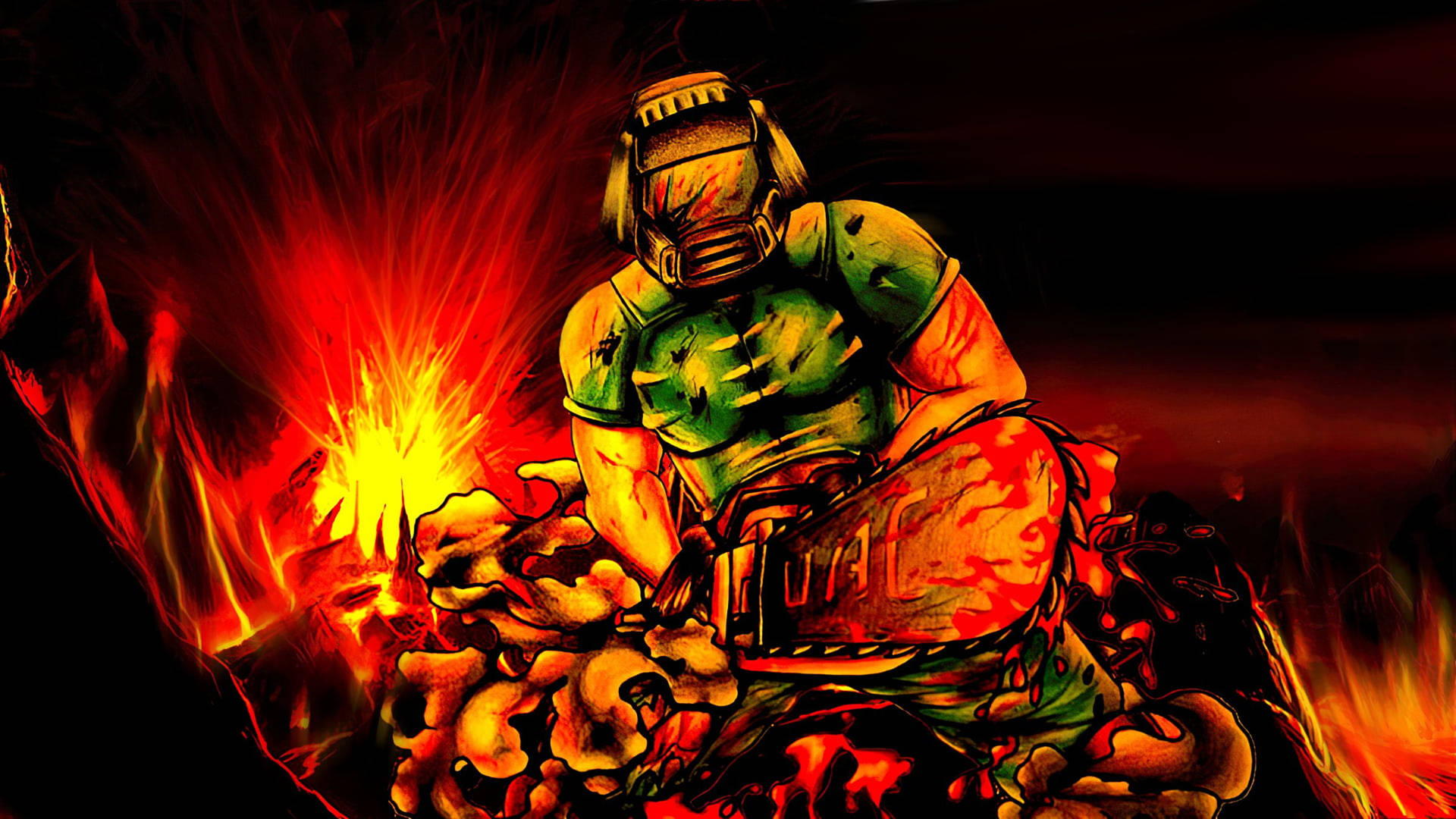 Doomguy Project Brutality Background
