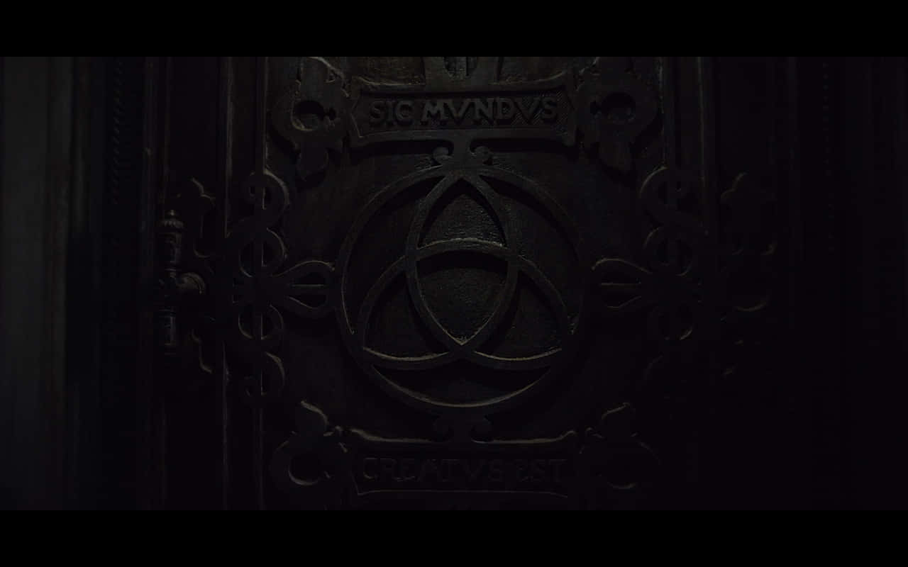 Door With Symbol In The Dark Netflix Original Background