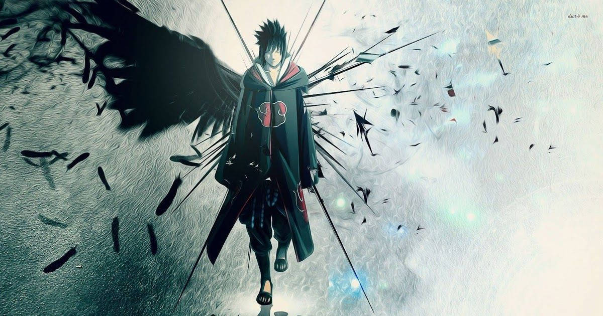 Dope Anime Akatsuki Sasuke Background