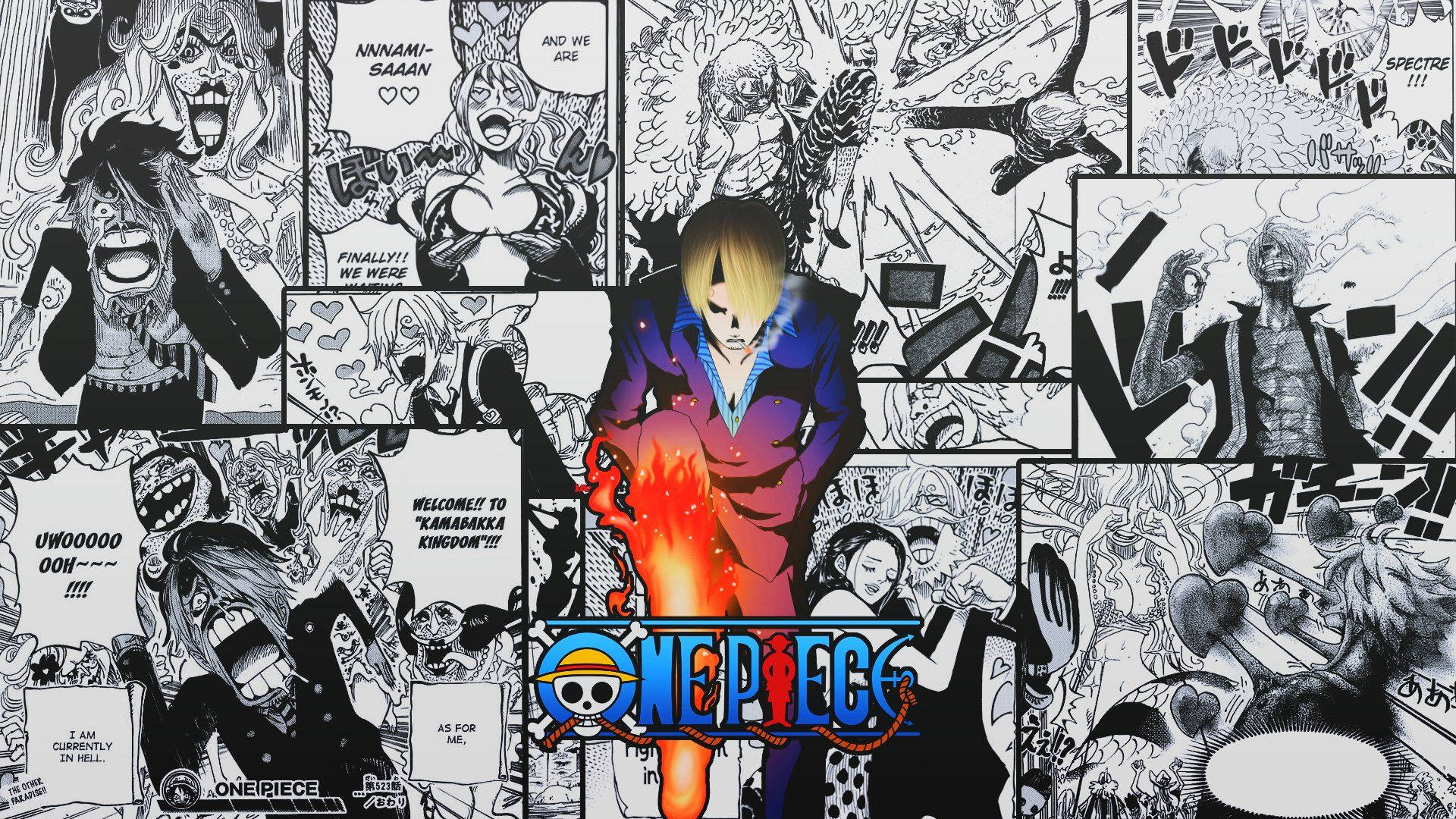 Dope Anime Black Leg Sanji Background