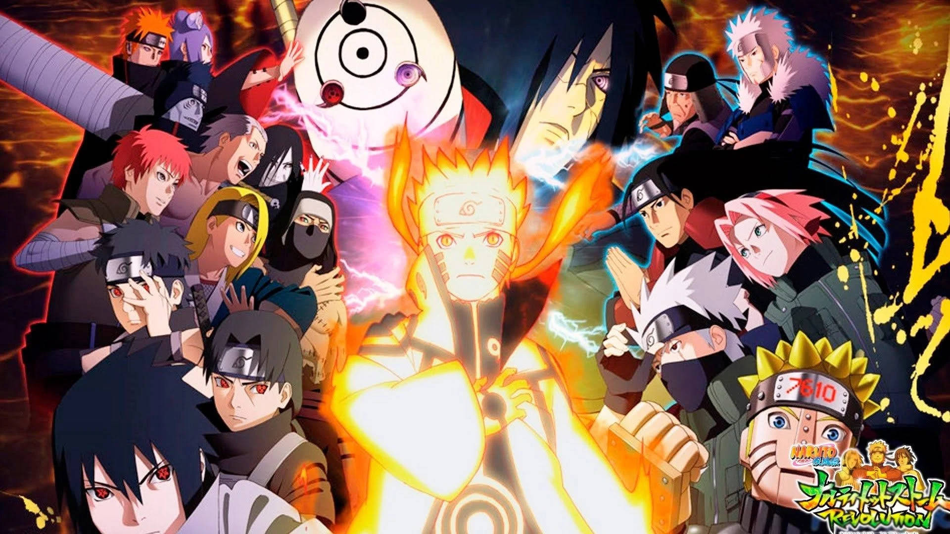 Dope Anime Naruto Characters Background