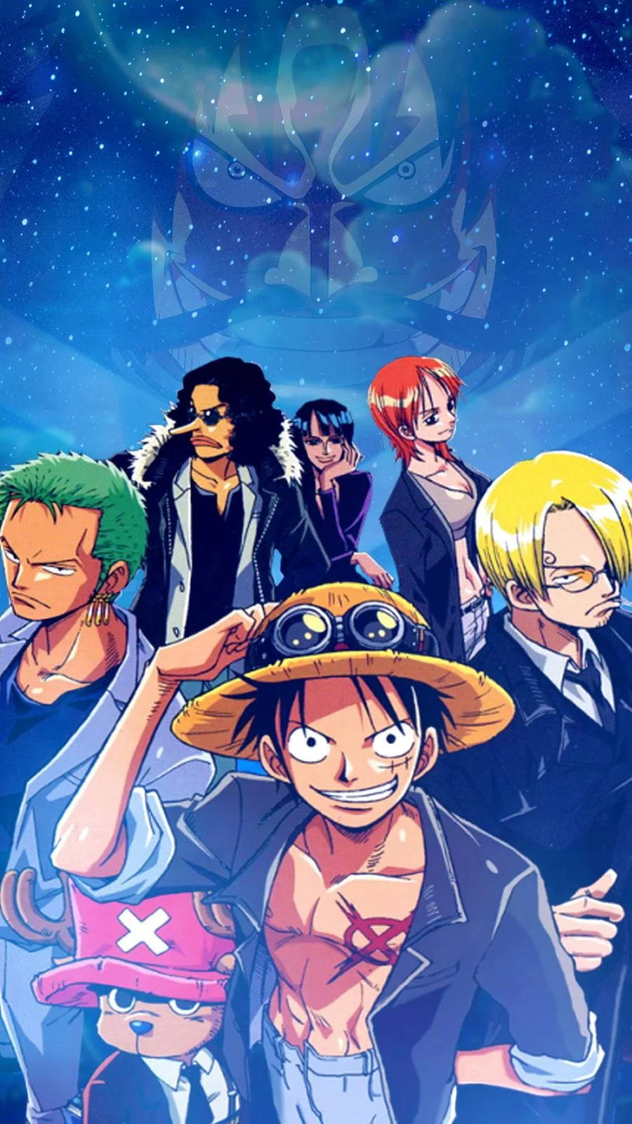 Dope Anime Straw Hat Pirates Background