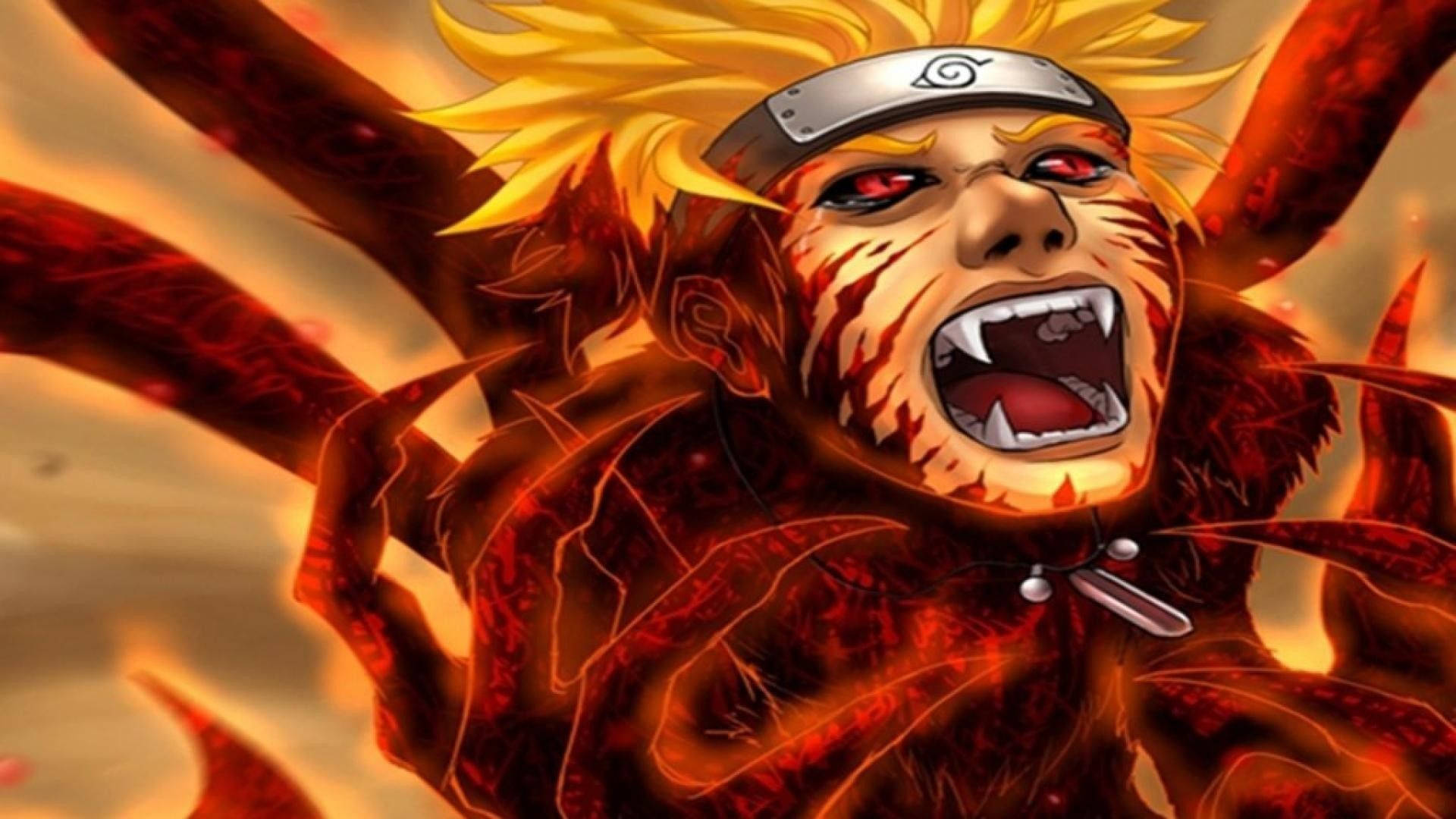 Dope Anime Tailed Beast Naruto Background