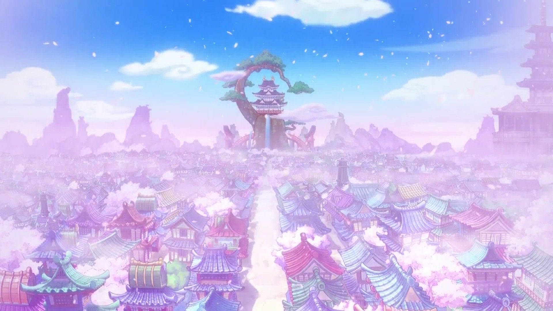 Dope Anime Wano Country Background