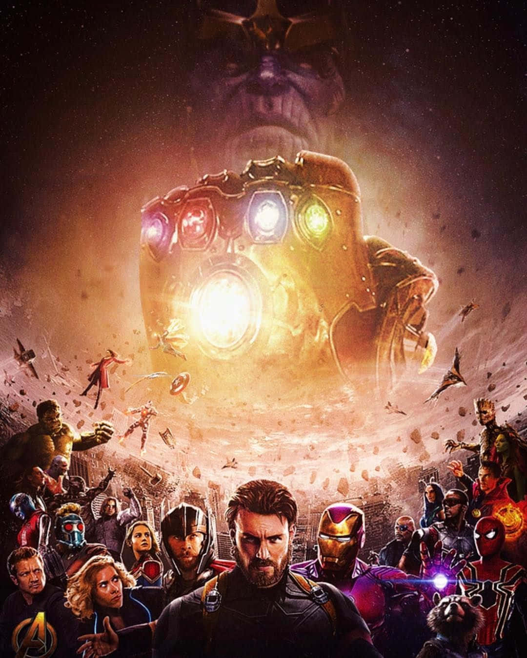 Dope Avengers Thanos Infinity Gauntlet Background