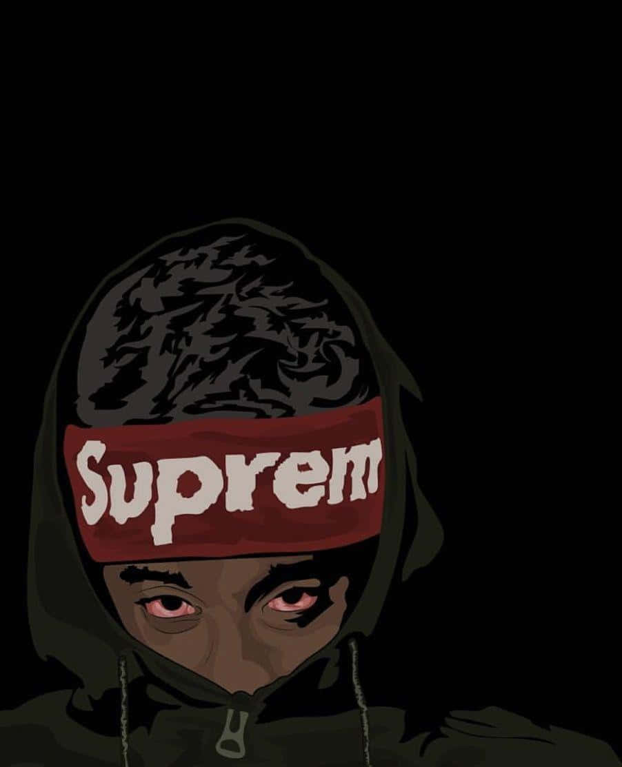 Dope Boy With Supreme Bandana