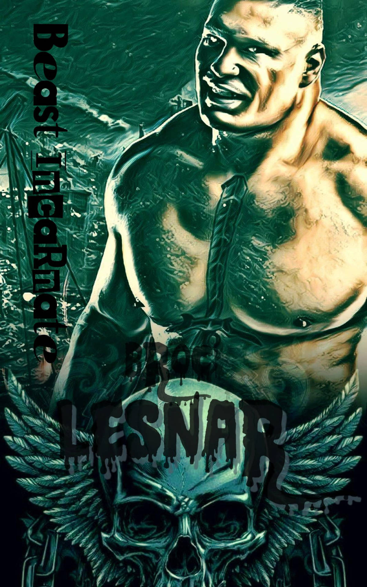 Dope Fanart For Brock Lesnar Background