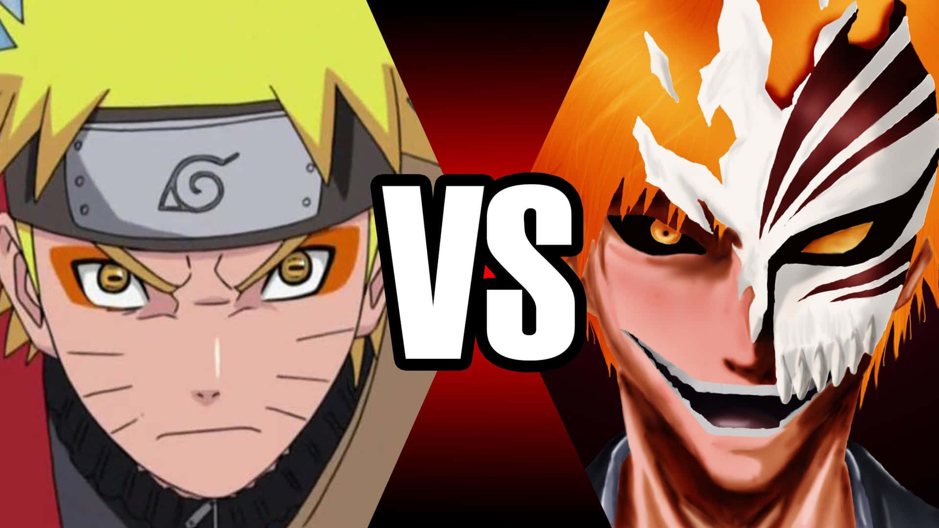 Dope Naruto Sage Mode Versus Ichigo Bankai Background