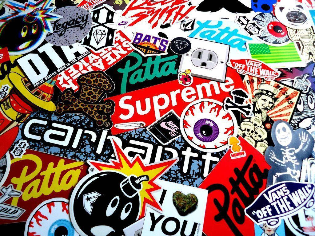 Dope Supreme In Logo Pool Background