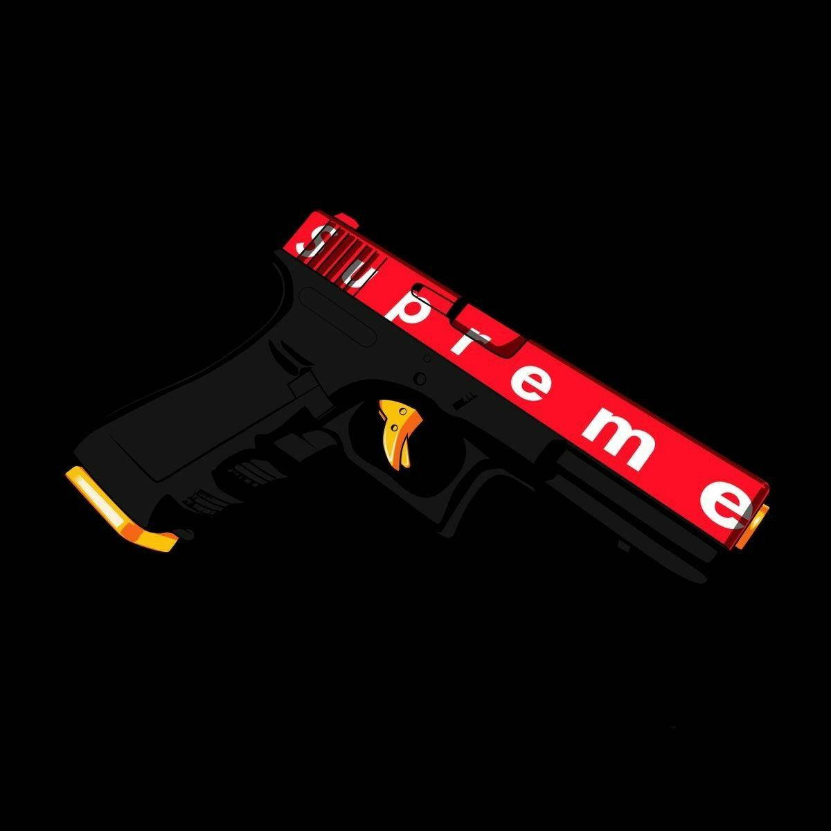 Dope Supreme Money Gun Background