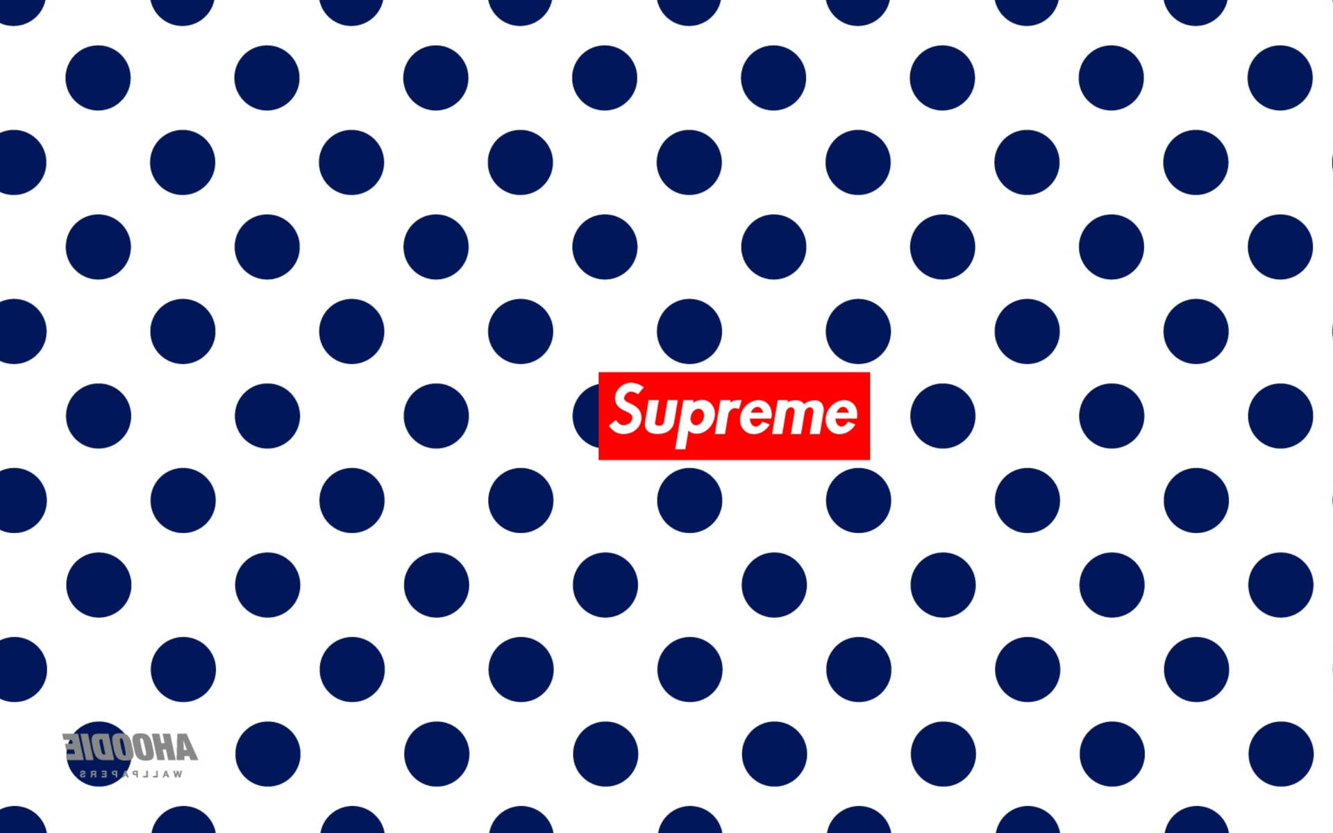 Dope Supreme Polka Dots Background