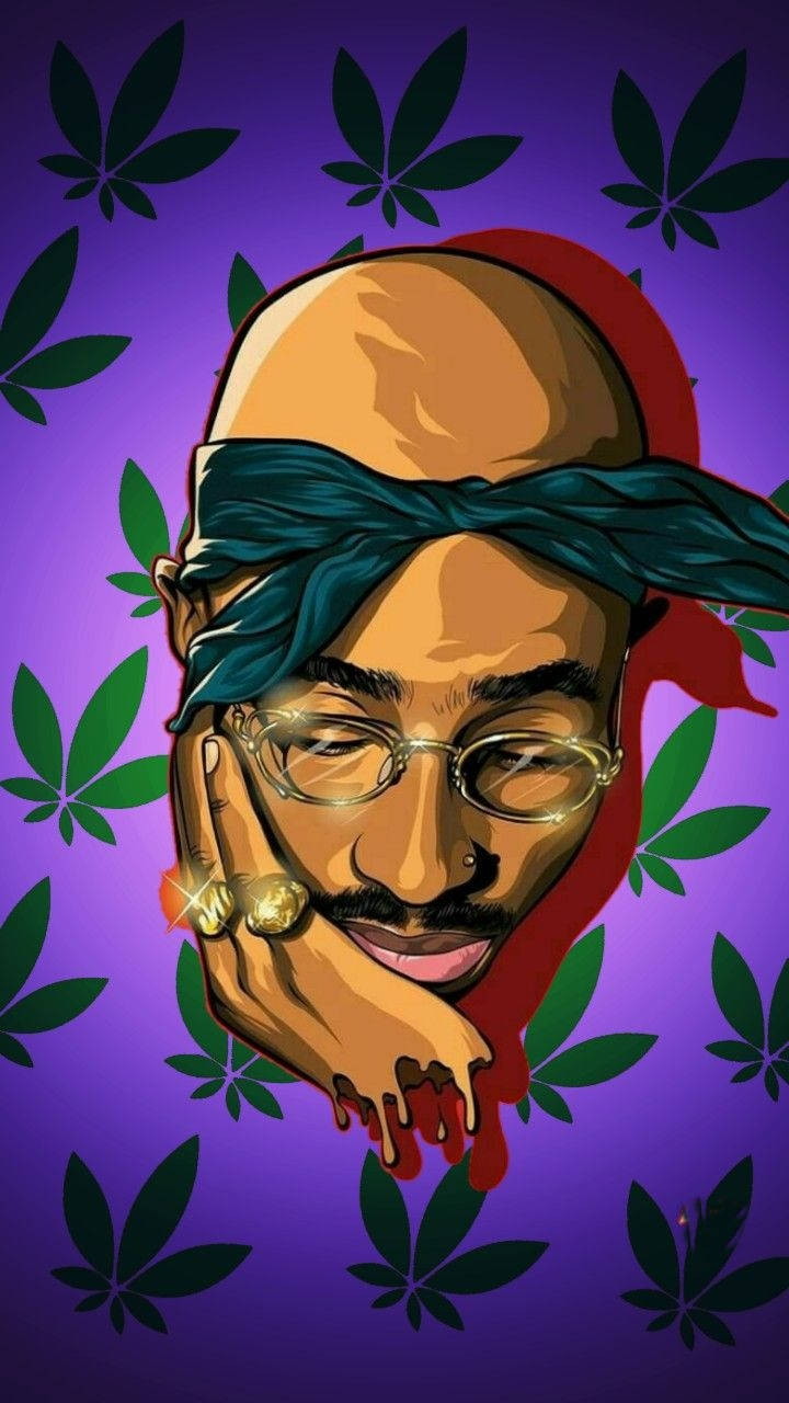 Dope Tupac Iphone Screensaver Background