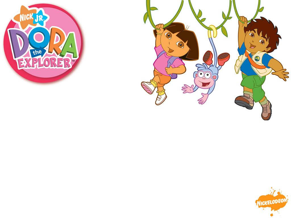 Dora The Explorer Boots And Diego Background