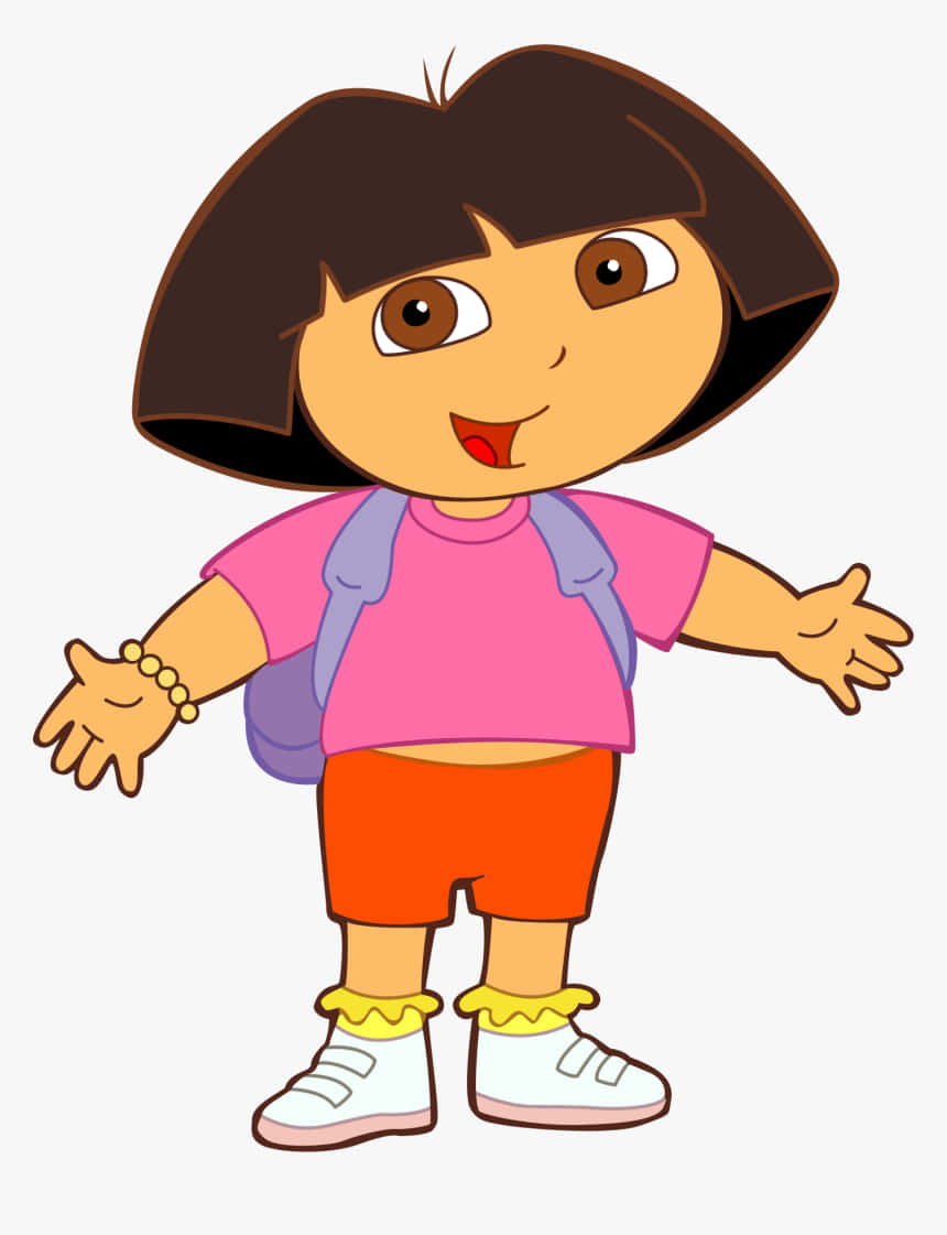 Dora The Explorer Goes On A Non-stop Adventure Background