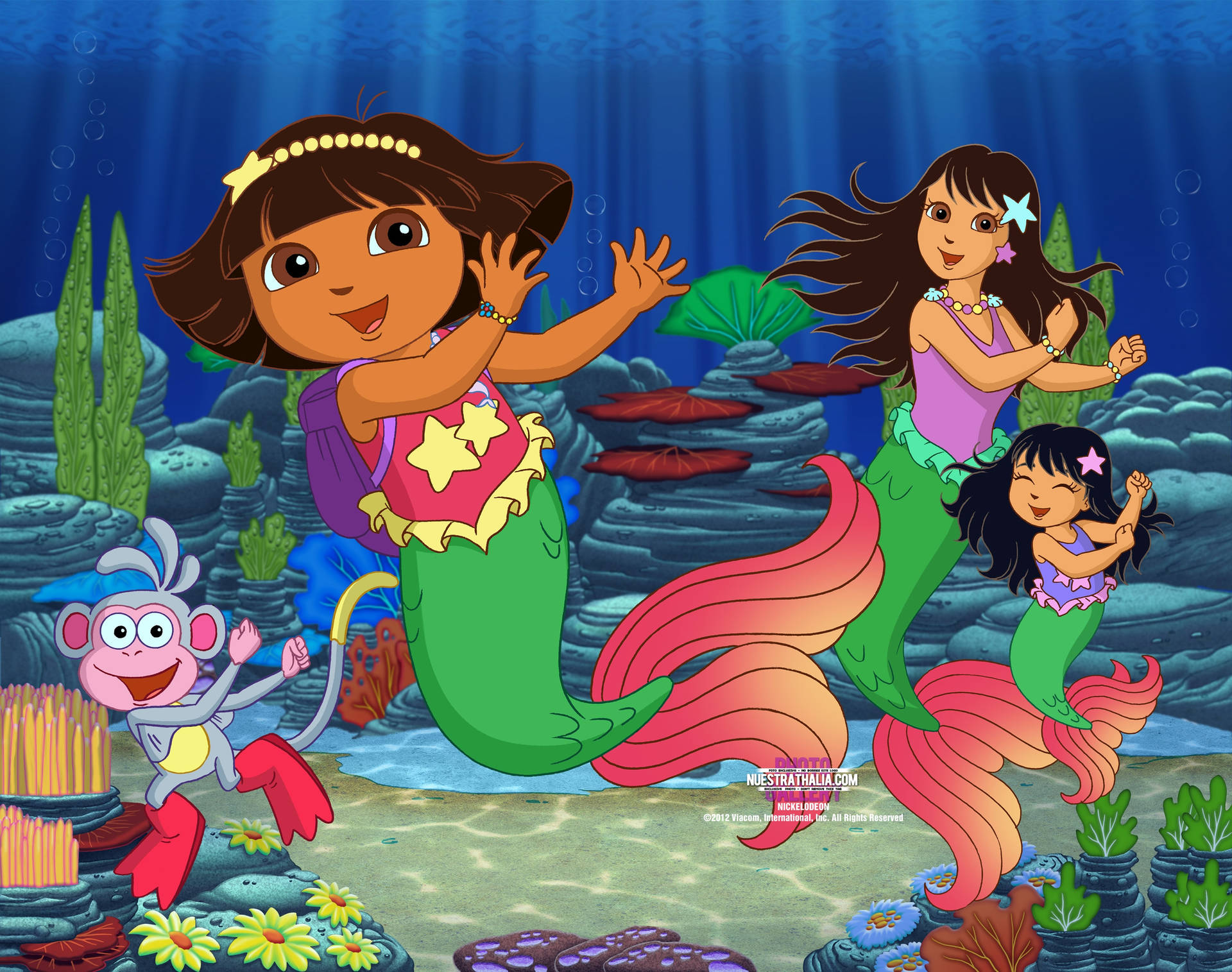 Dora The Explorer Mermaid Kingdom Background