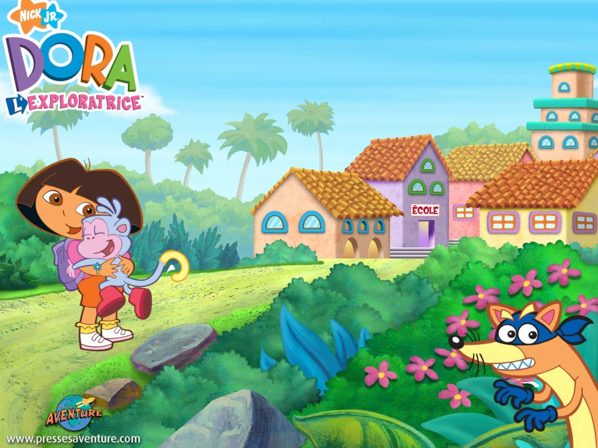 Dora The Explorer Shows Her Unending Enthusiasm For Adventure Background