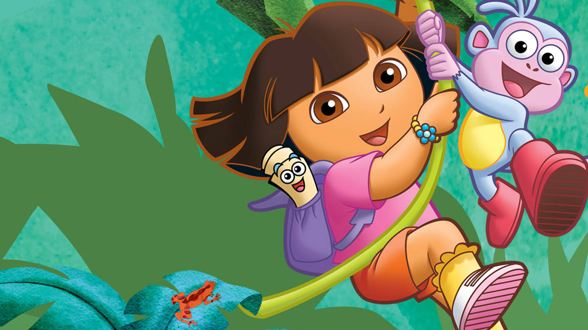 Dora The Explorer Vine Swing Background