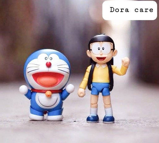 Doraemon Action Figure With Nobita 4k Background