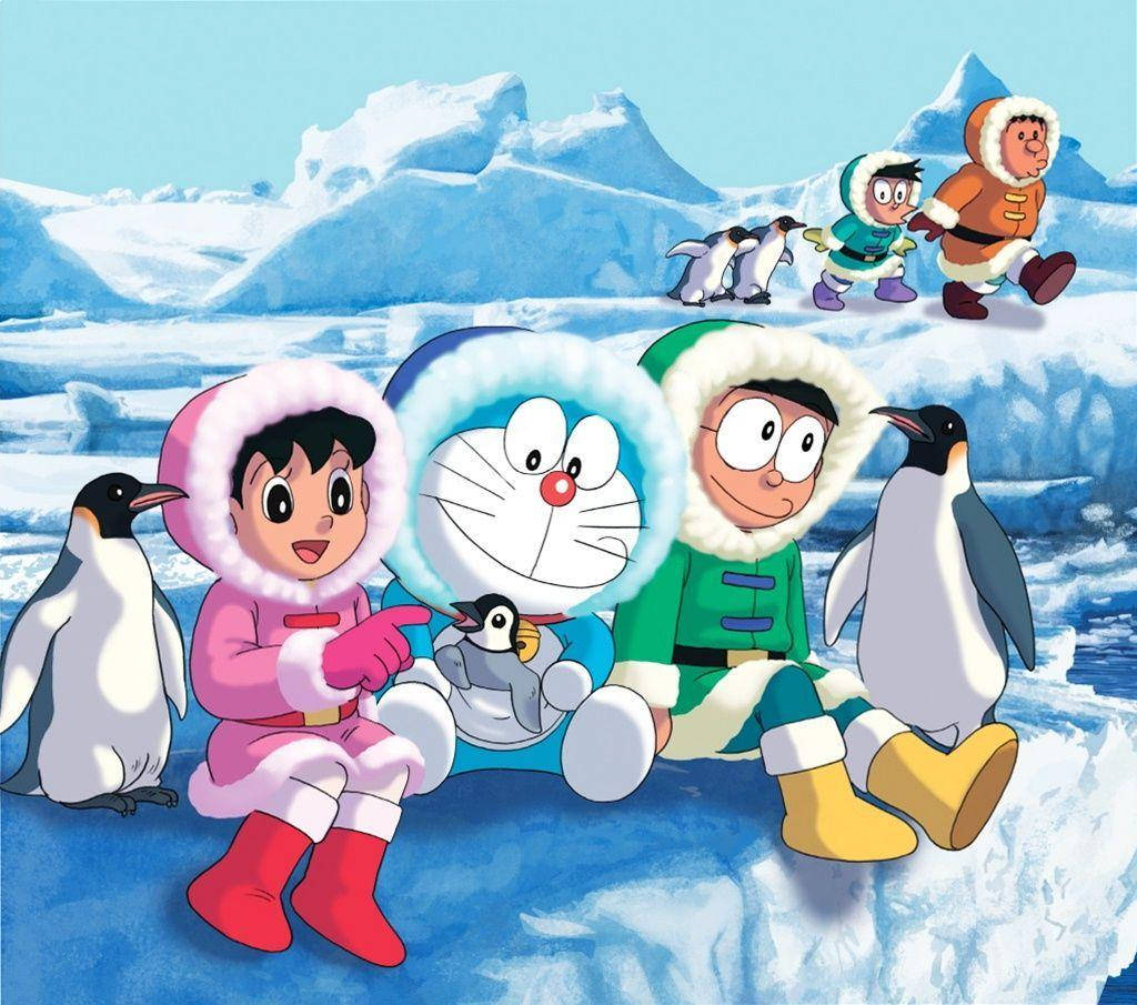 Doraemon And Nobita Antarctic Adventure Background