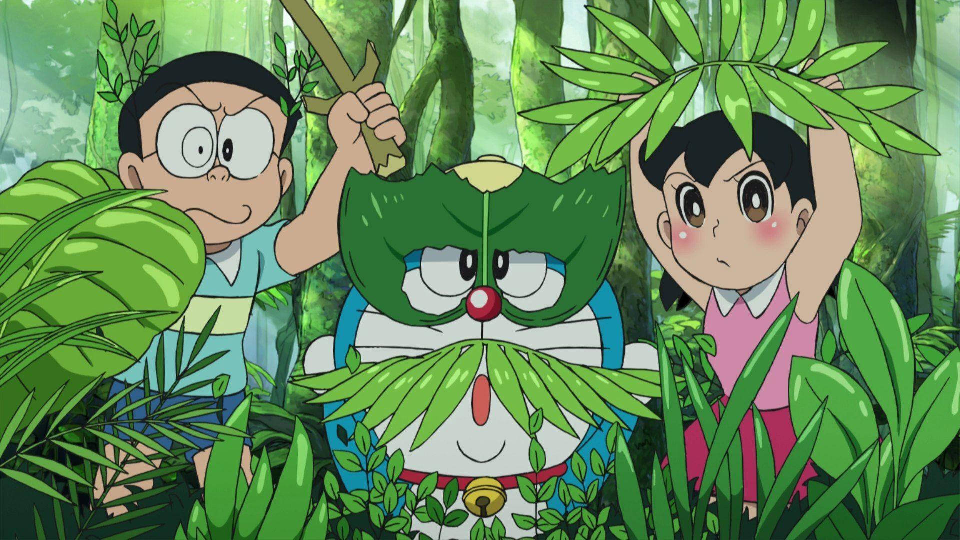 Doraemon And Nobita At Forest