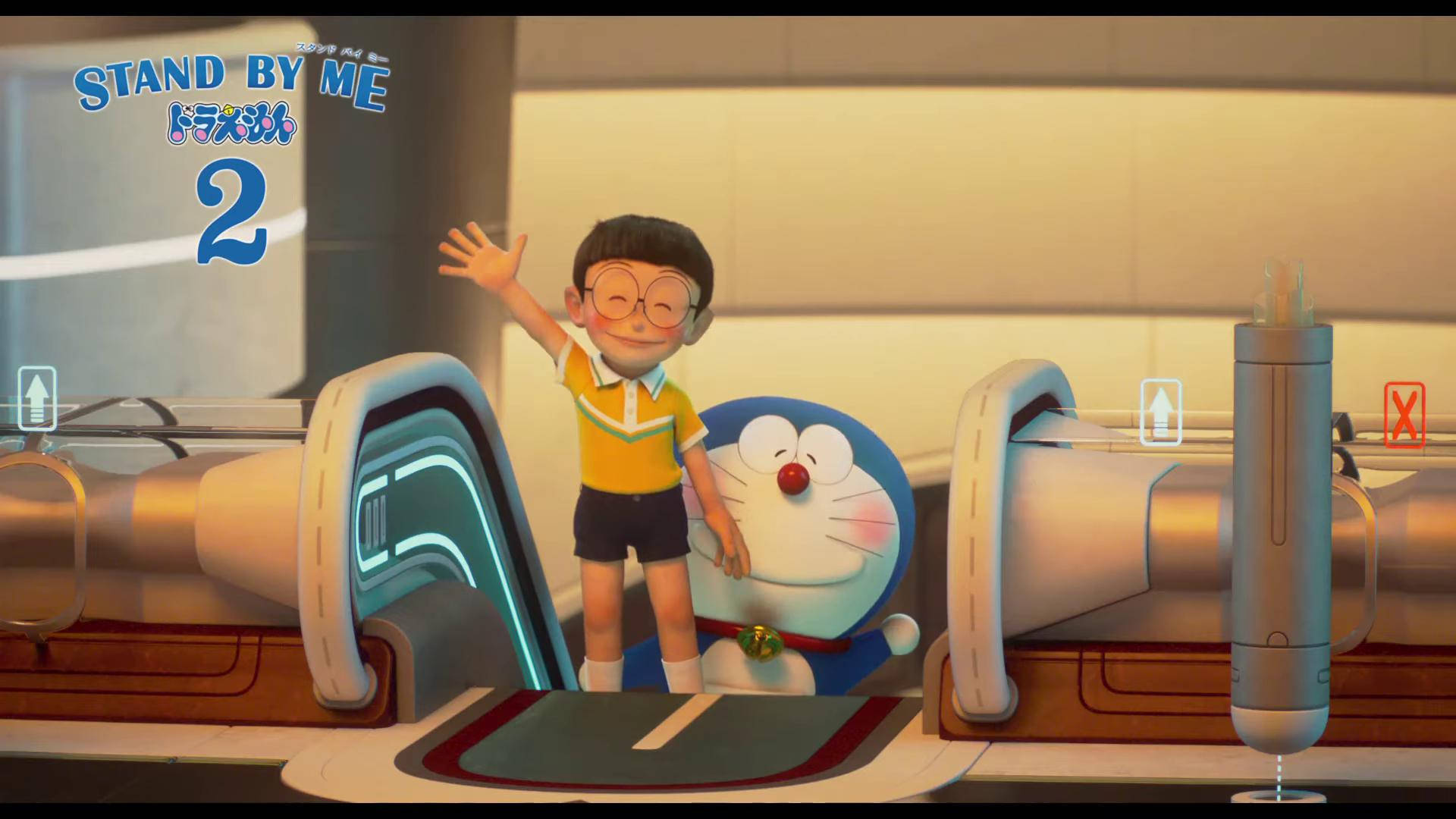 Doraemon And Nobita Goodbye Still Background