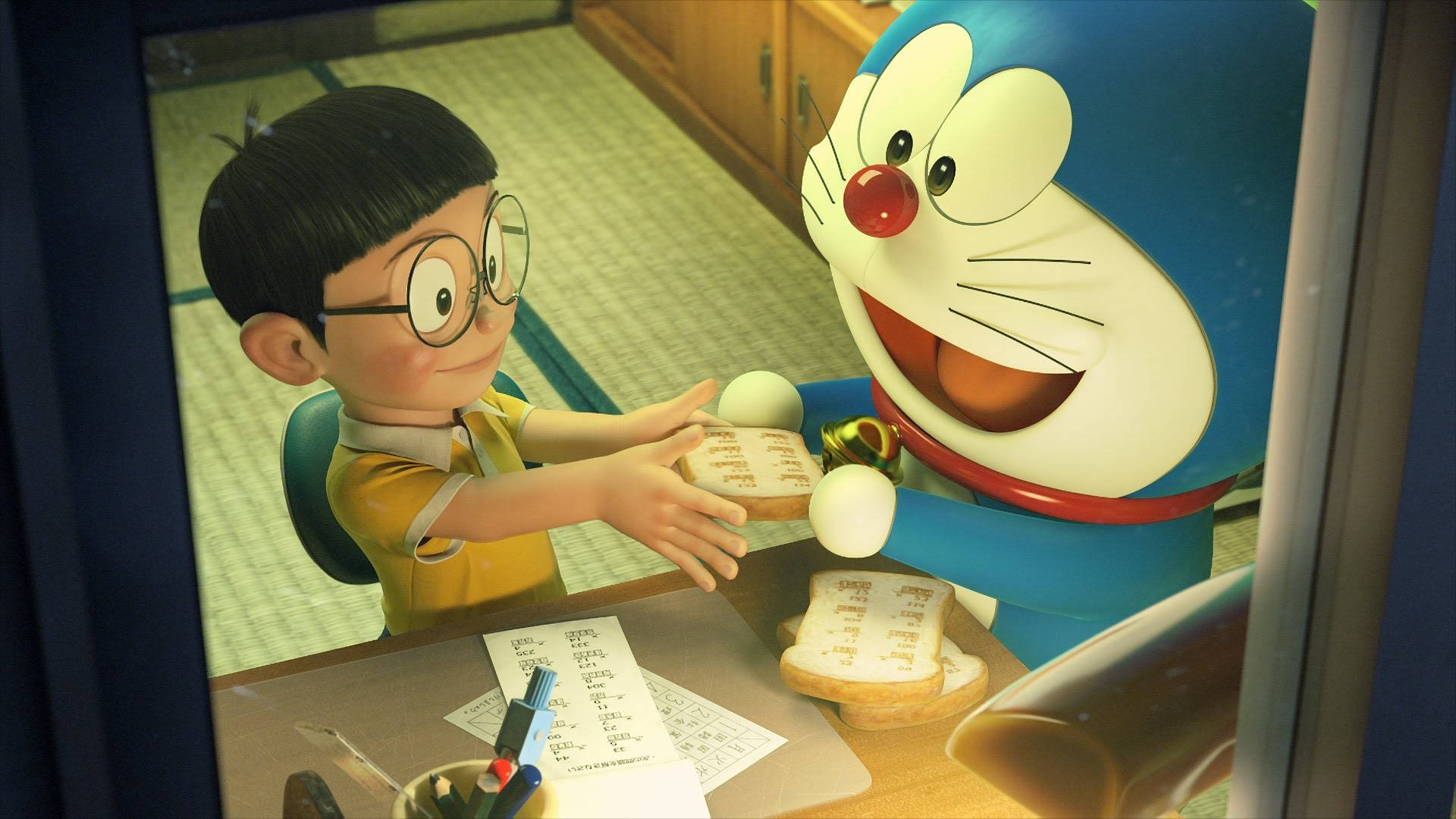 Doraemon And Nobita Memory Bread
