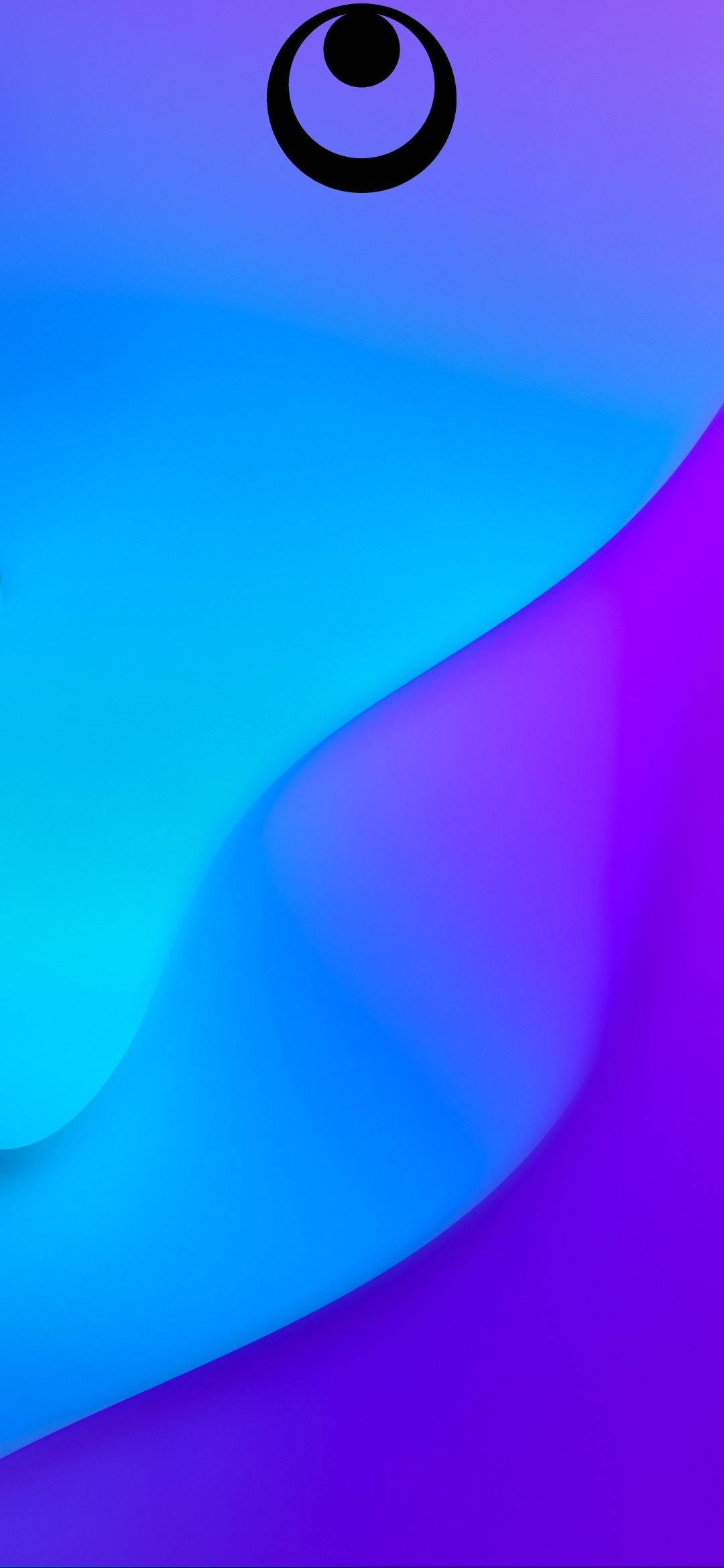 Dot Notch Purple-blue Abstract Pattern