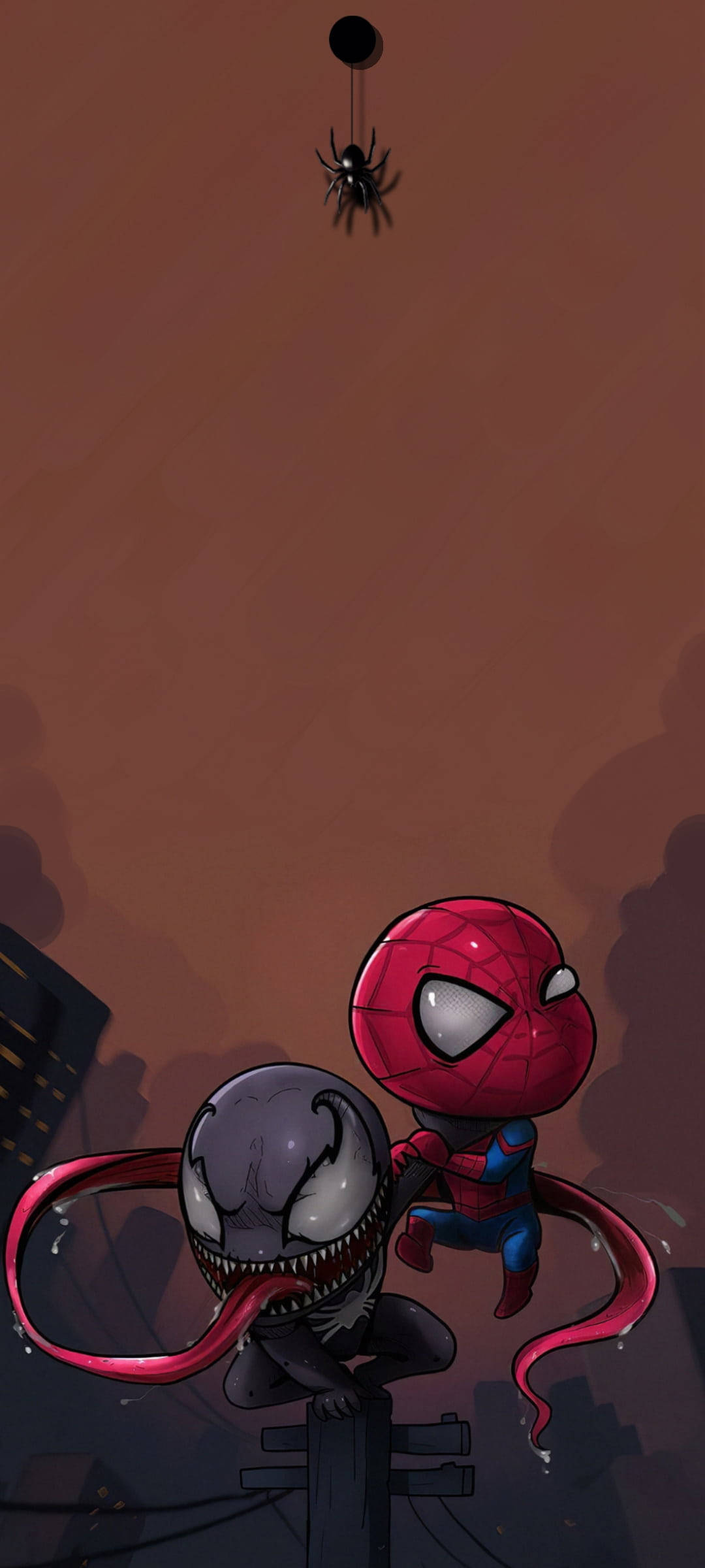 Dot Notch Venom And Spider-man