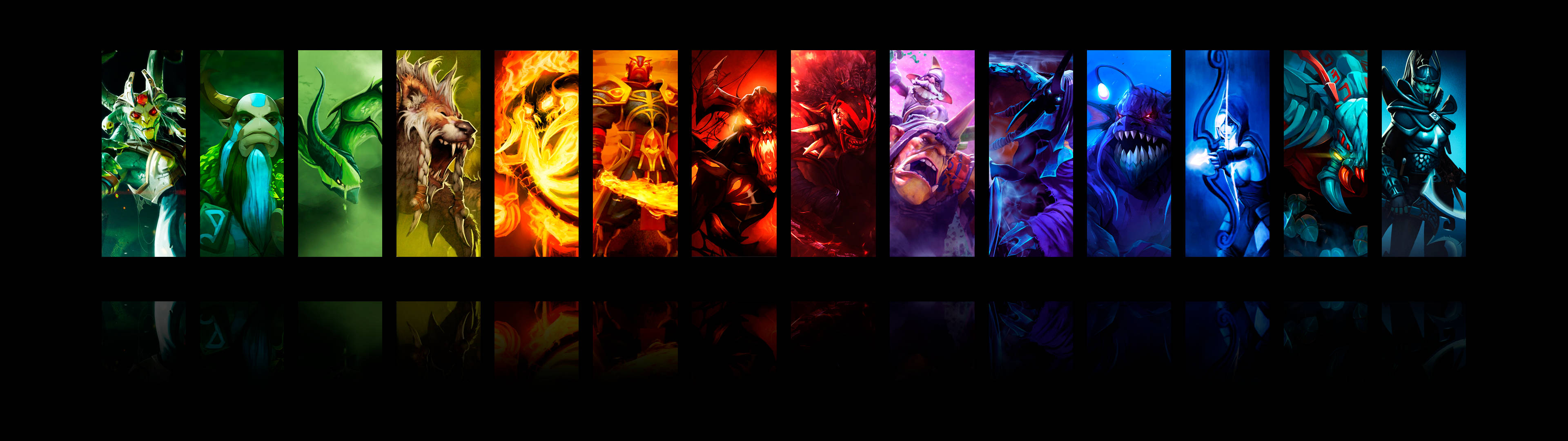 Dota 2 4k Characters In Colours