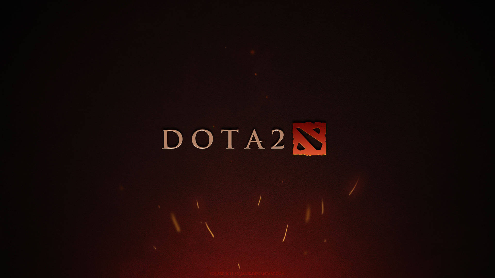 Dota 2 4k Game Title Logo Background