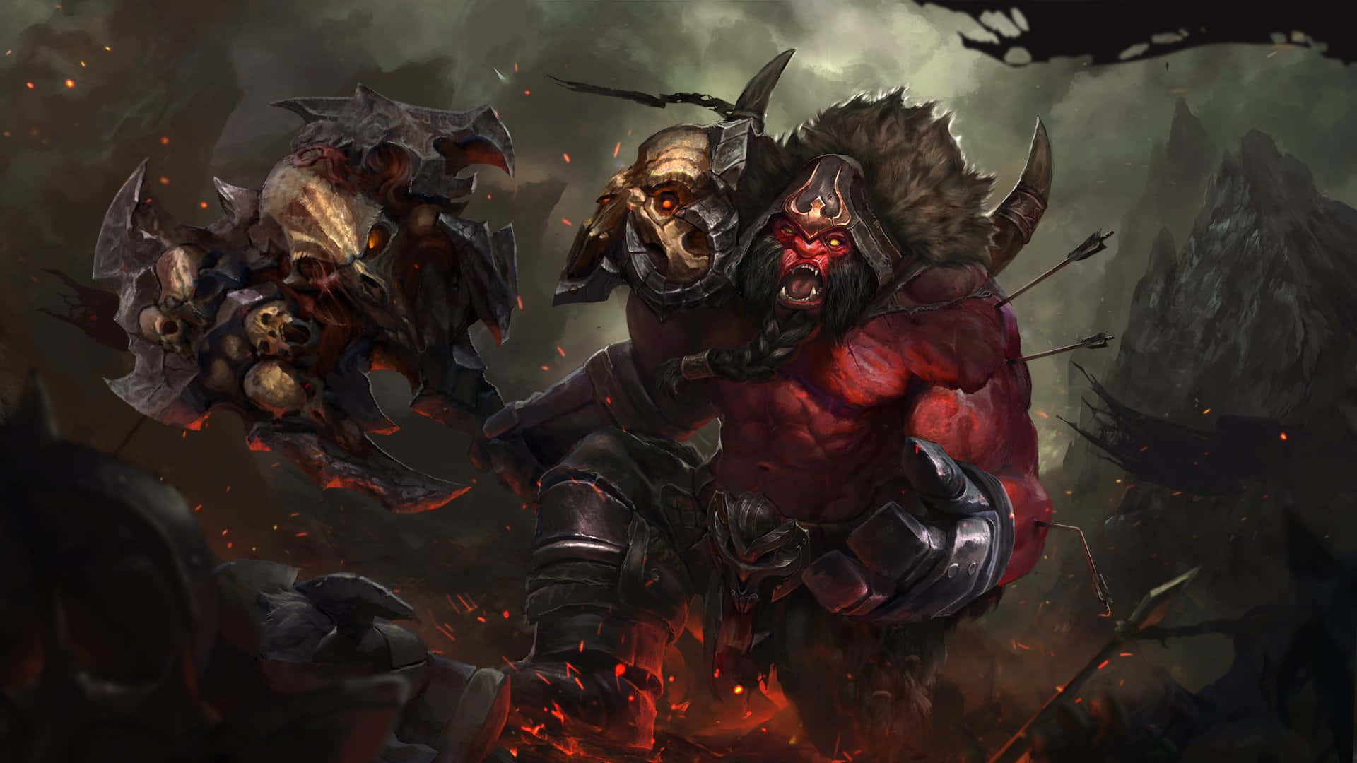 Dota 2 Axe Character Background