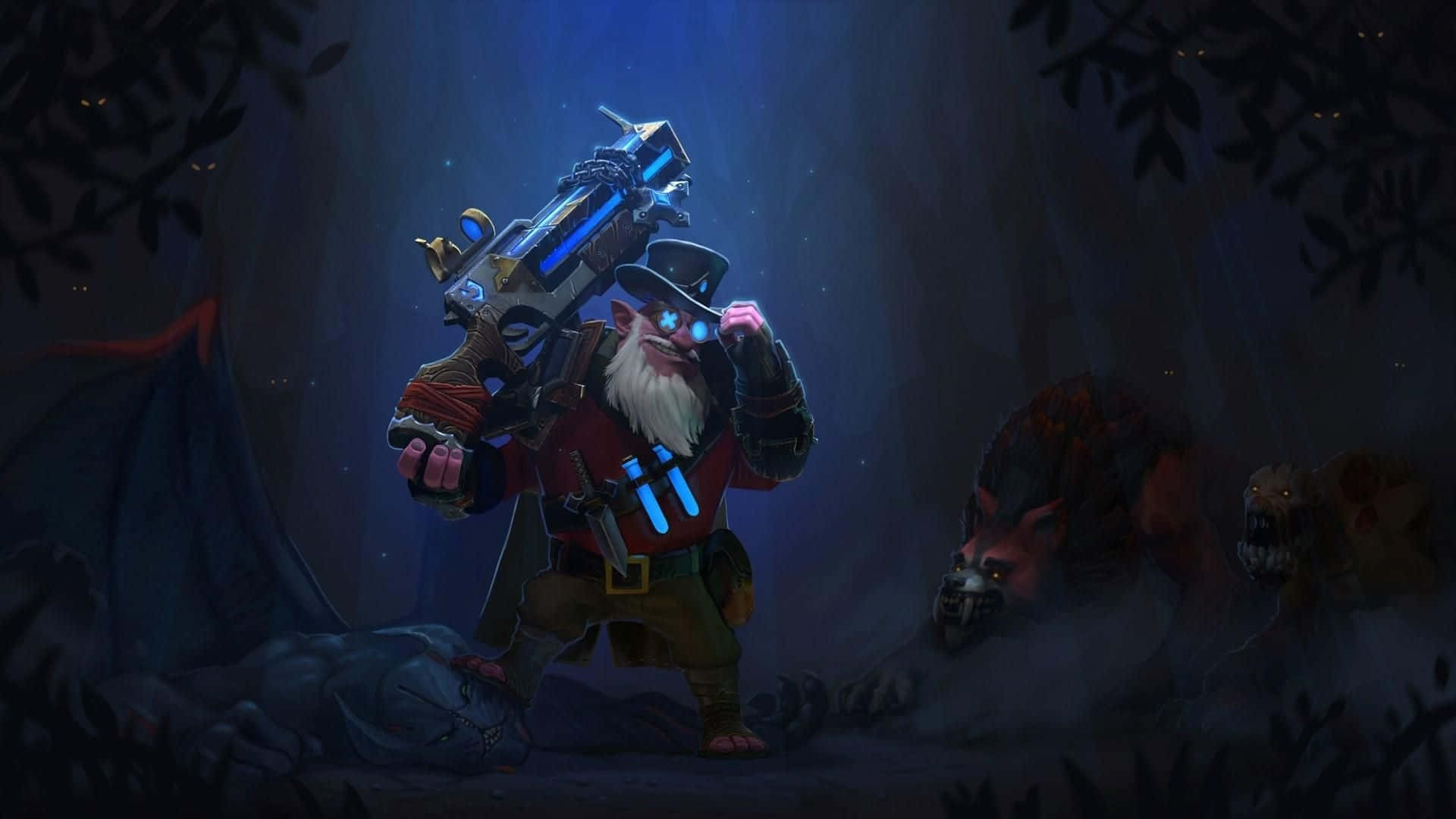 Dota 2 Character Sniper Amoled Desktop Background