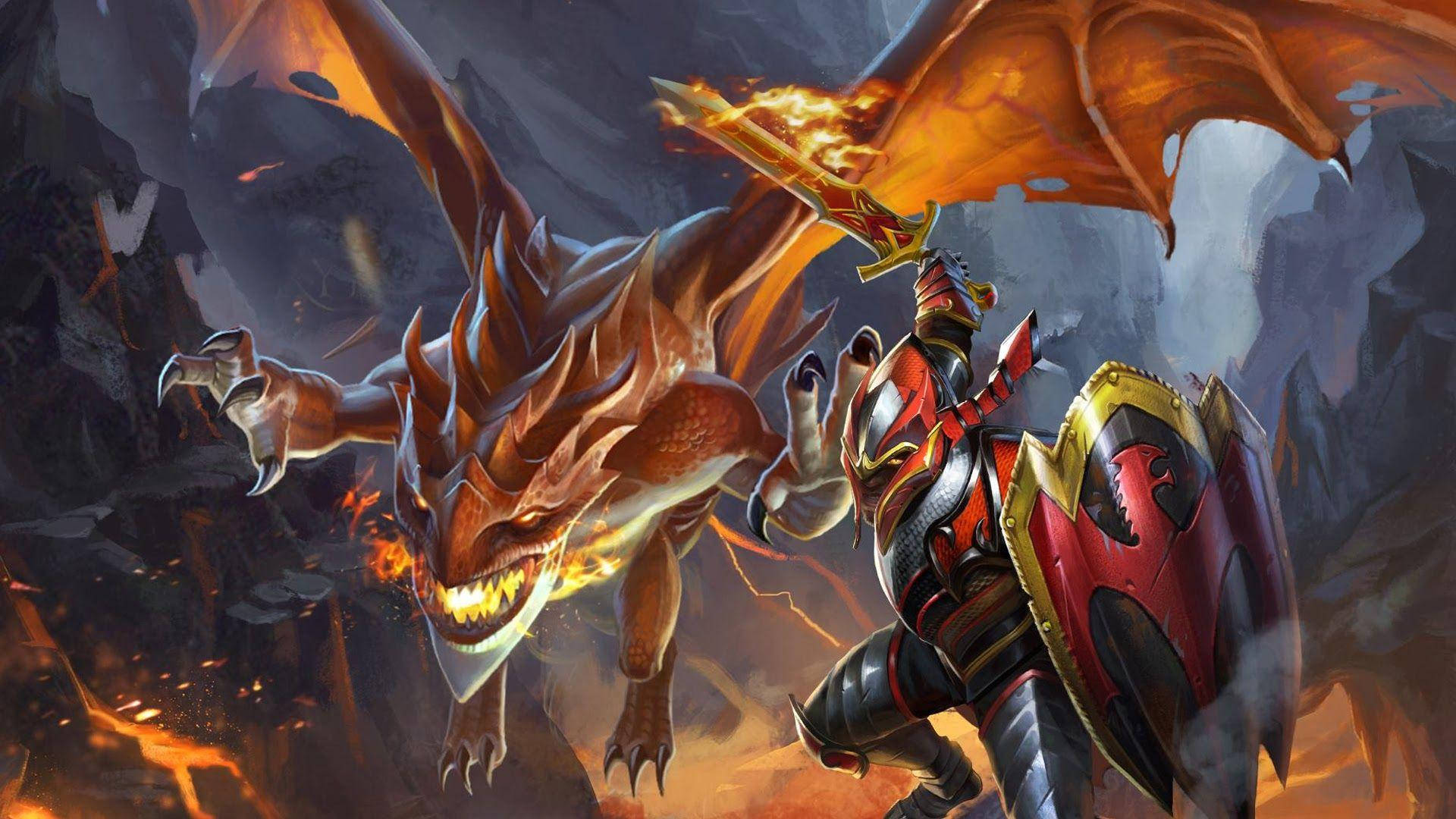 Dota 2 Dragon Knight Background
