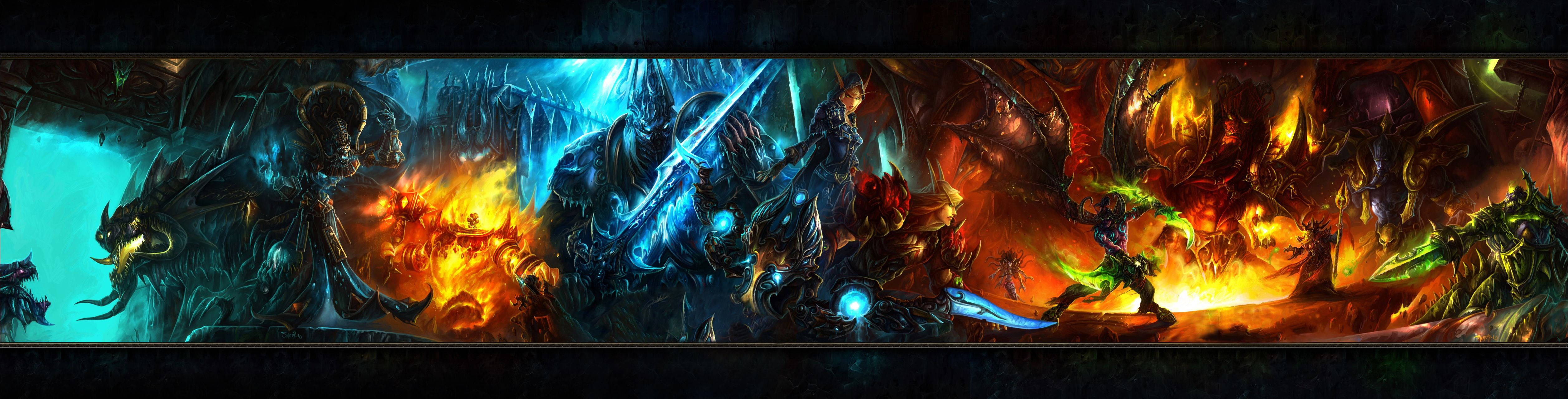 Dota 2 Gaming Dual Screen Background