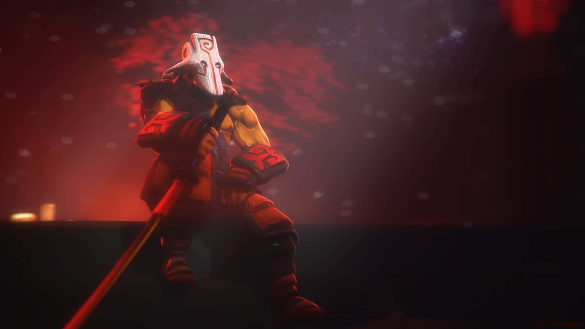 Dota 2 Juggernaut Looking At The Sky Background