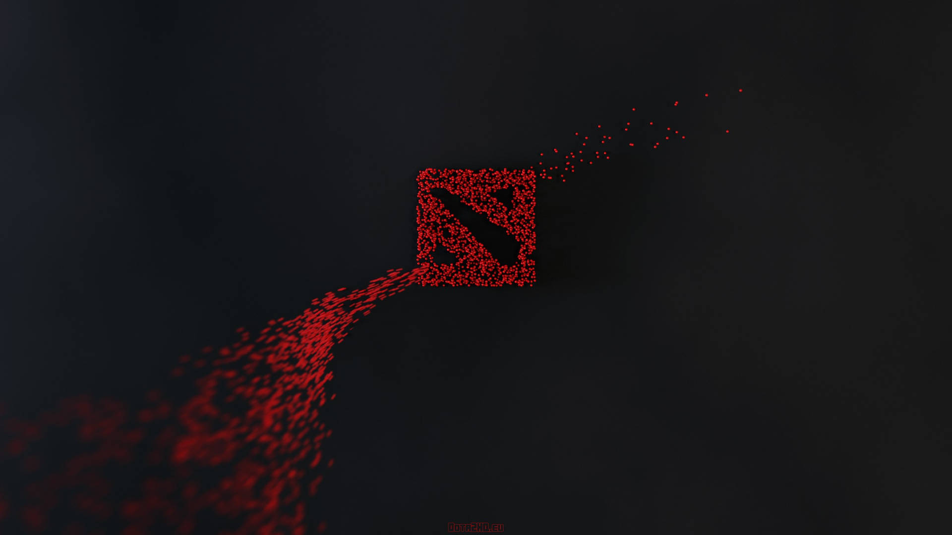 Dota 2 Logo Red Dots