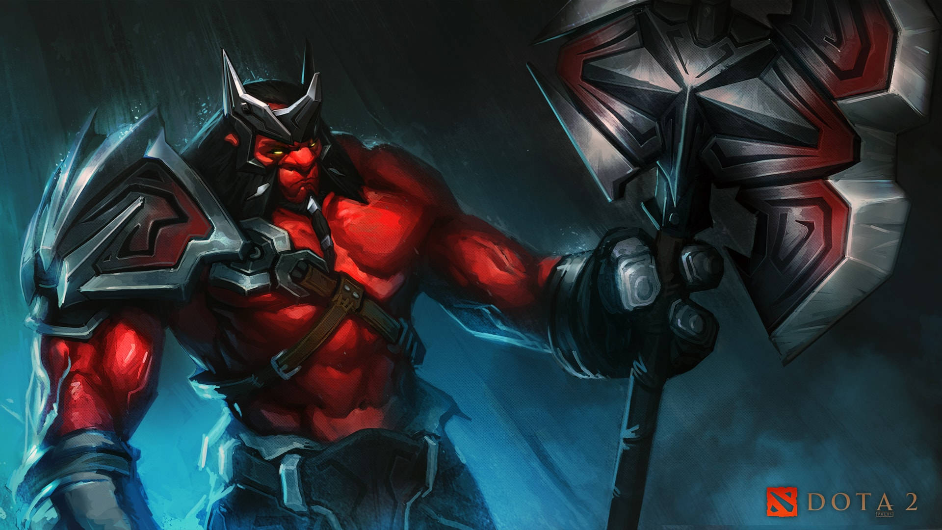 Dota 2 Red Axe Background