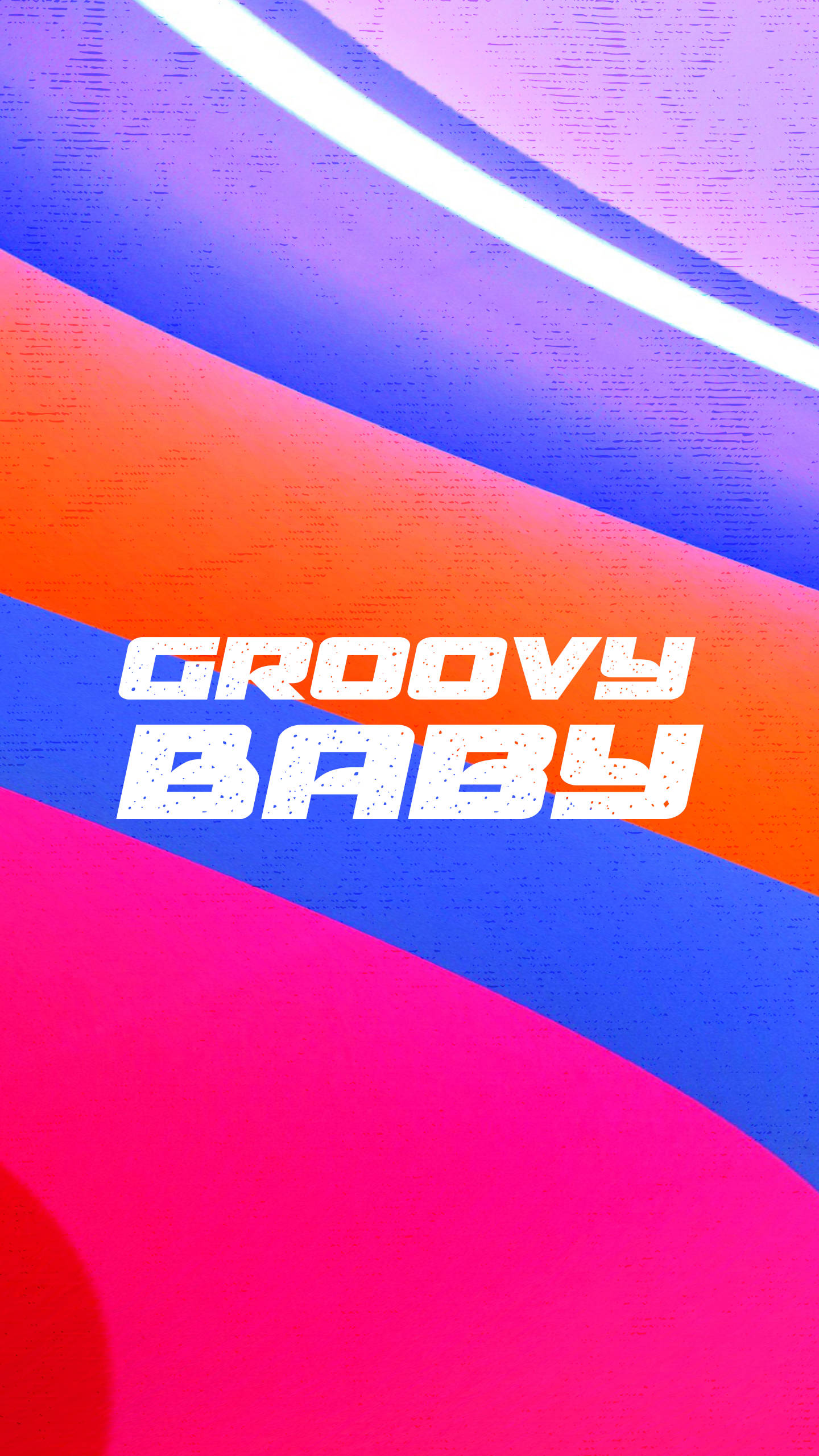 Dotted Groovy Baby 80s Retro Vintage