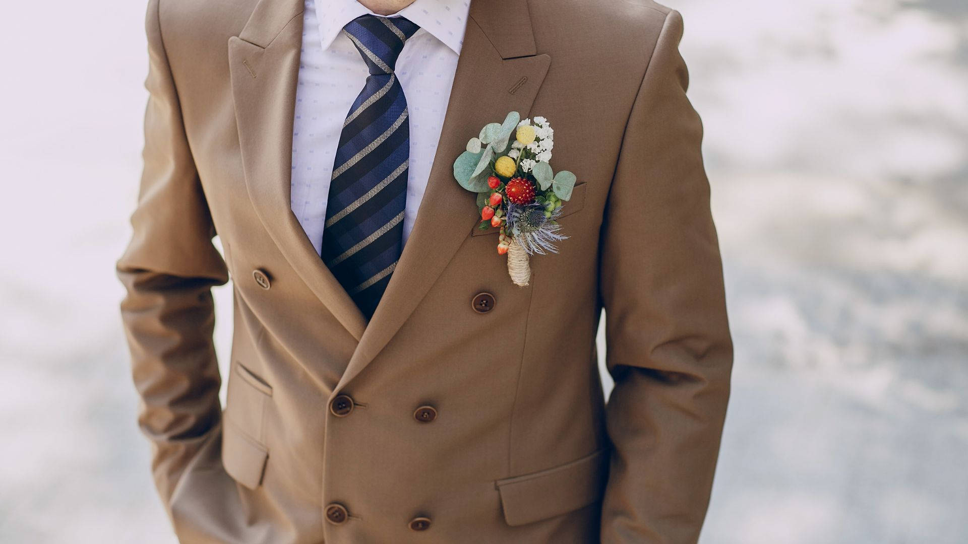 Double Breasted Suit Wedding