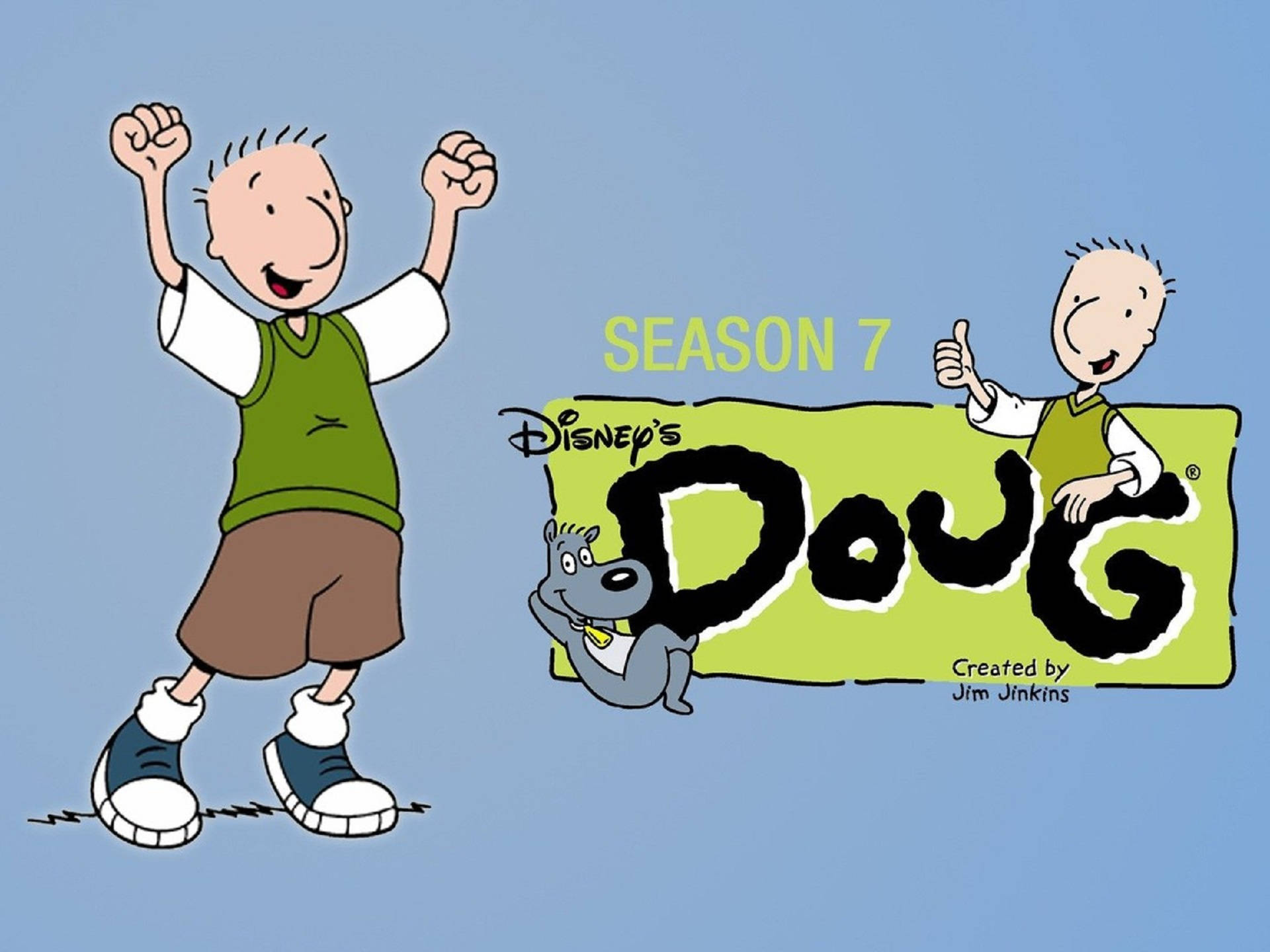 Doug Cartoon Season 7 Cover Background