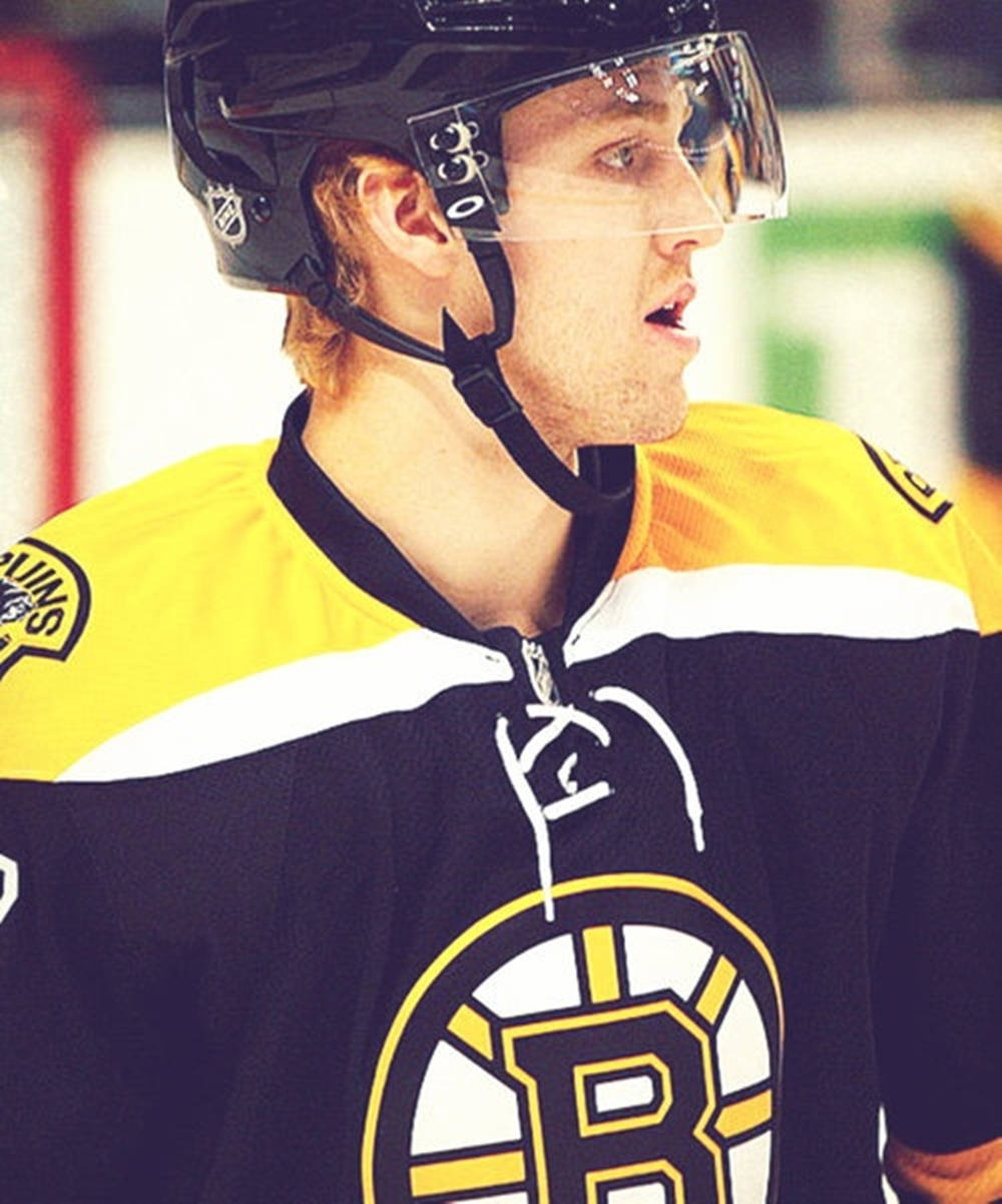 Dougie Hamilton Boston Bruins Side Profile Background